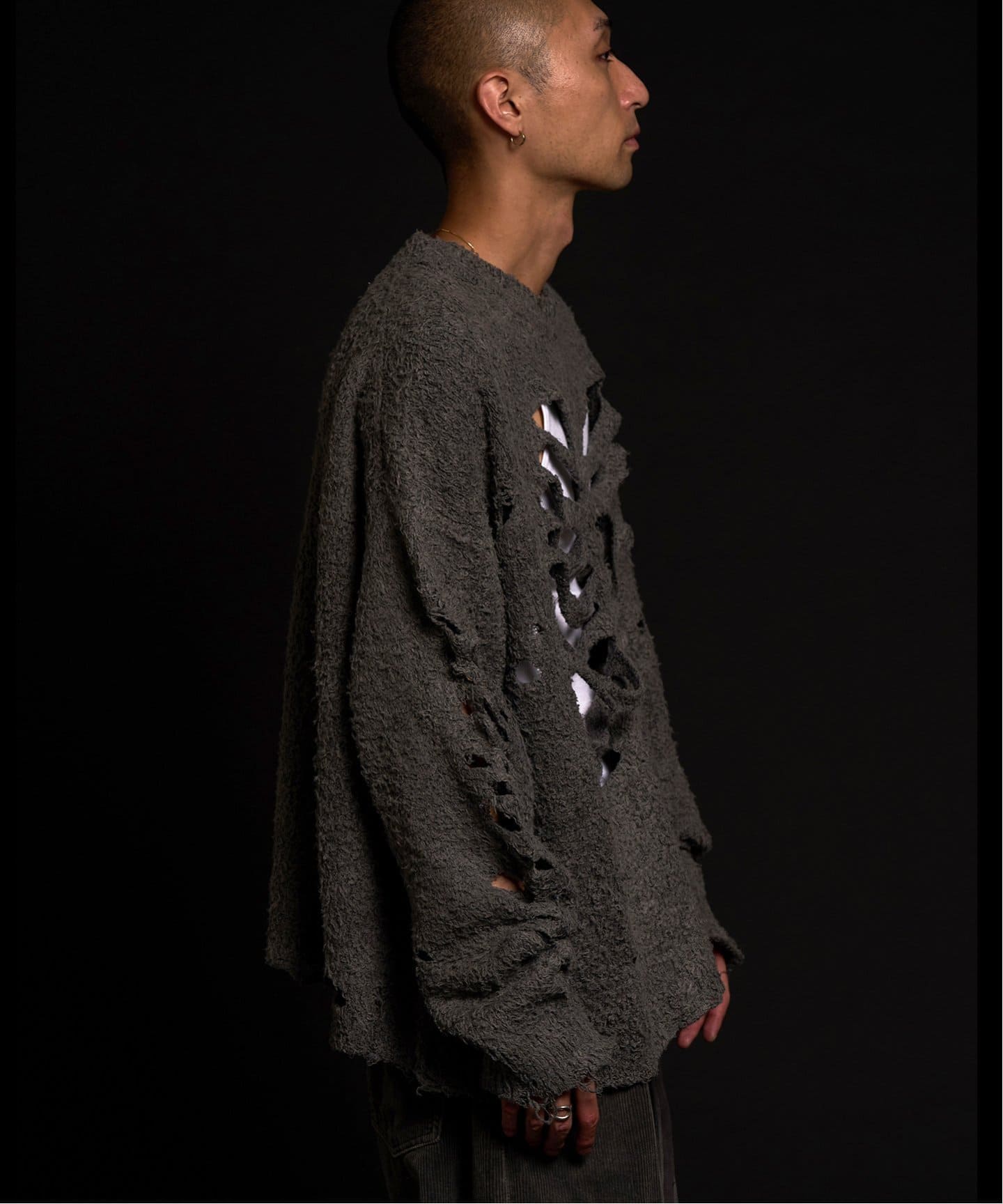 doublet / ダブレット RIBCAGE KNIT PULLOVER（ニット／セーター
