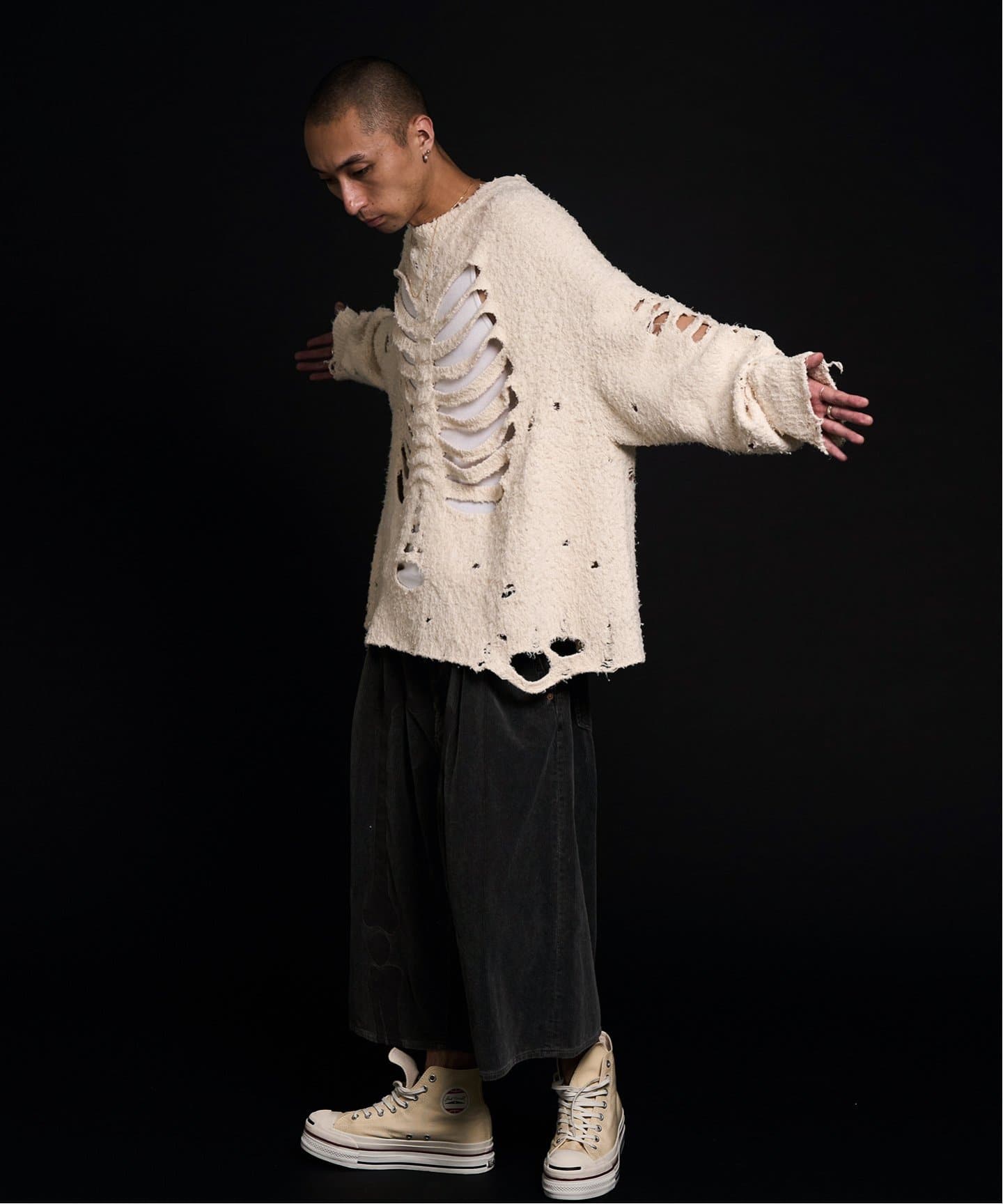 doublet / ダブレット RIBCAGE KNIT PULLOVER（ニット／セーター