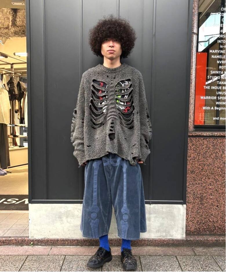 doublet / ダブレット RIBCAGE KNIT PULLOVER（ニット／セーター 