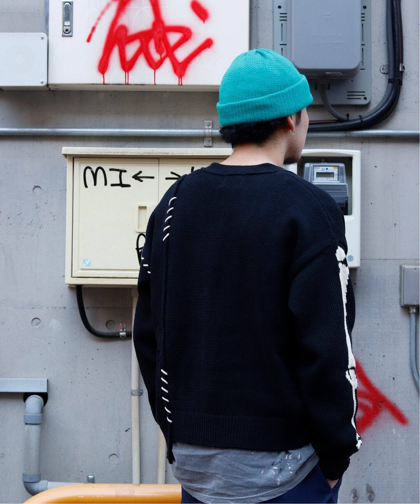 TOY DEVIL / トイデビル】 FRANKEN CARDIGAN TD25SSK NG01