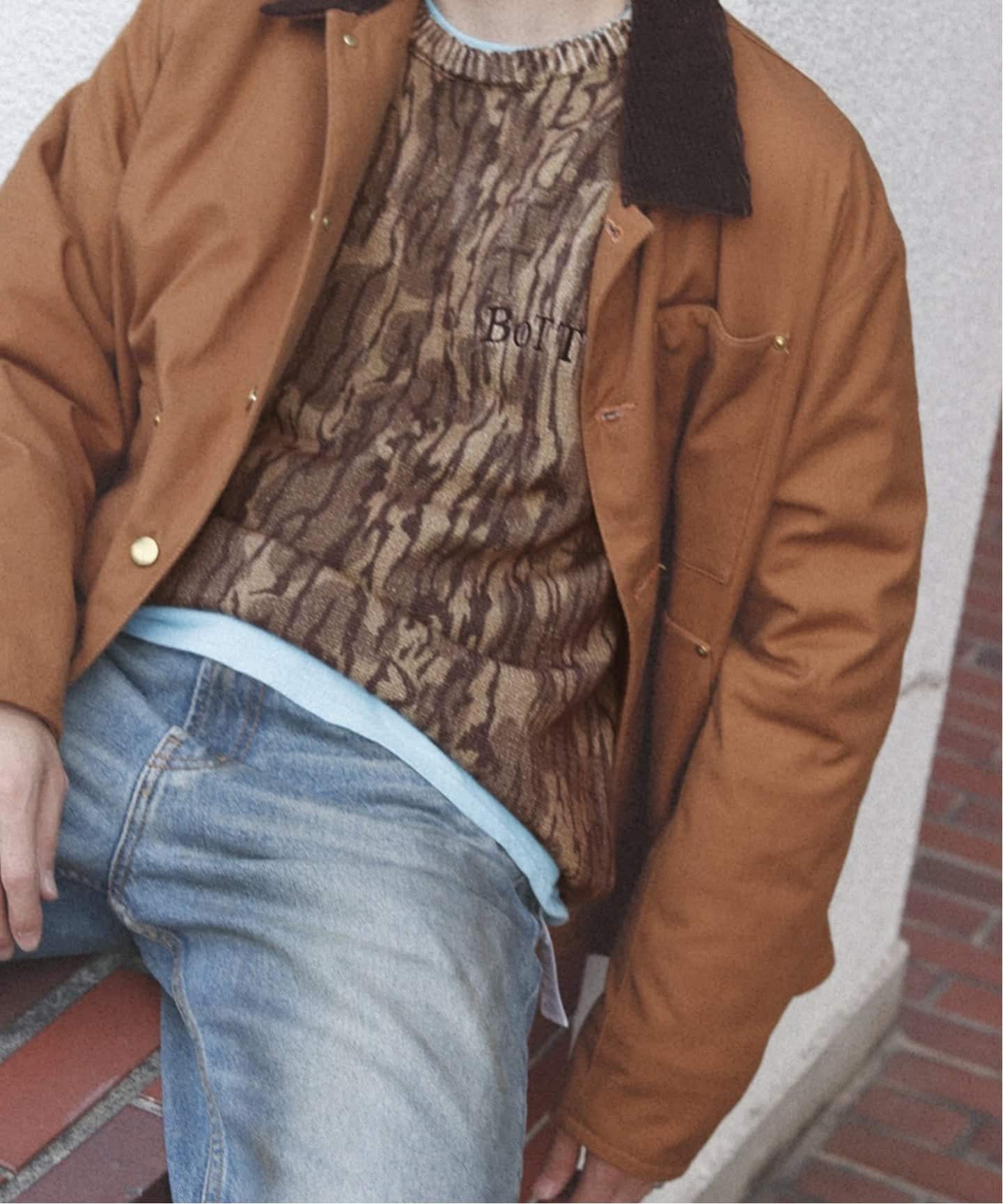 BoTT / ボット Camo Printed Knit（ニット／セーター）｜WISM
