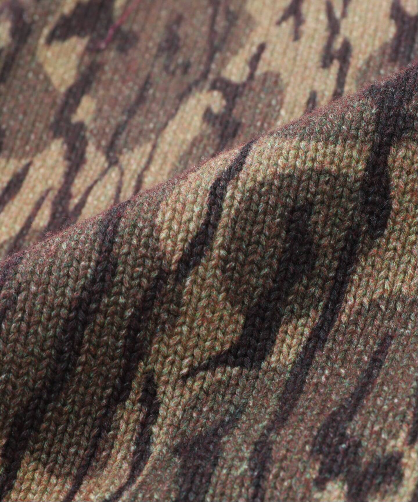 BoTT / ボット Camo Printed Knit（ニット／セーター）｜WISM