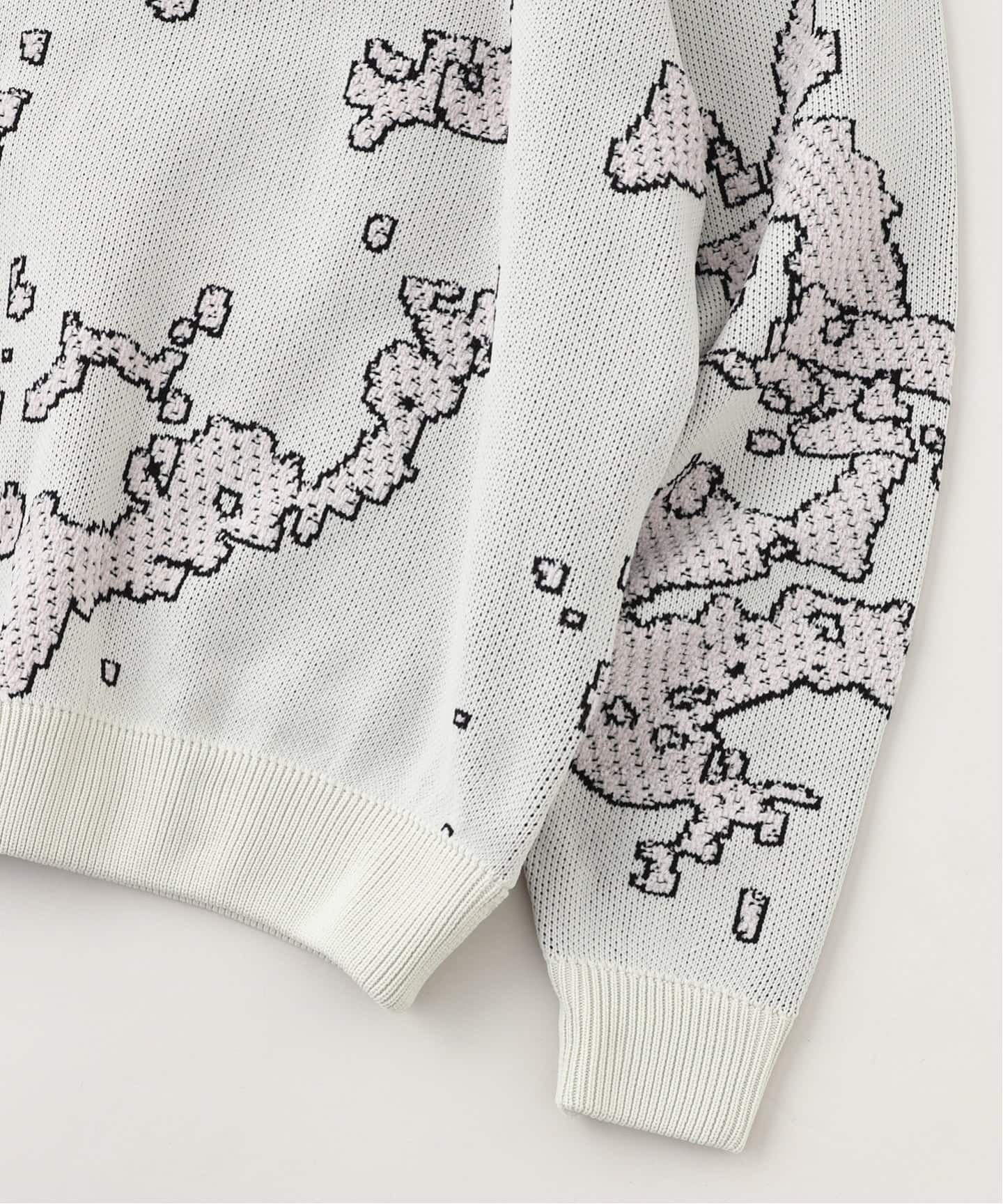 BAL / バル JACQUARD COTTON CREWNECK SWEATER（ニット