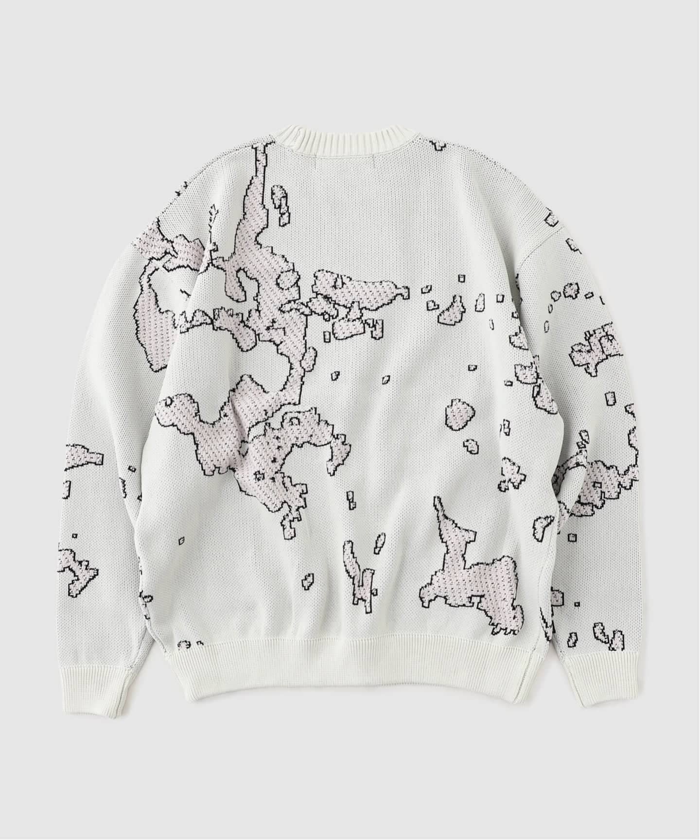 BAL JACQUARD COTTON CREWNECK SWEATER バル BAL / バル JACQUARD COTTON CREWNECK SWEATER（ニット