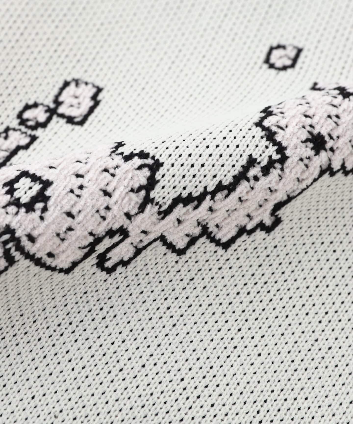 BAL / バル JACQUARD COTTON CREWNECK SWEATER（ニット／セーター