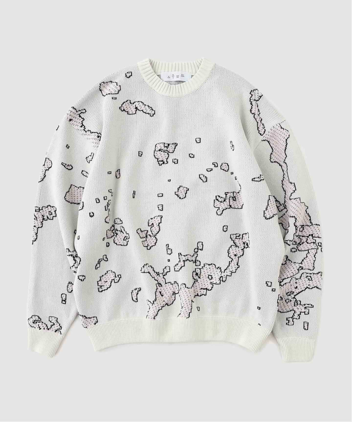 BAL  バル　JACQUARD COTTON CREWNECK SWEATER BAL / バル JACQUARD COTTON CREWNECK SWEATER（ニット