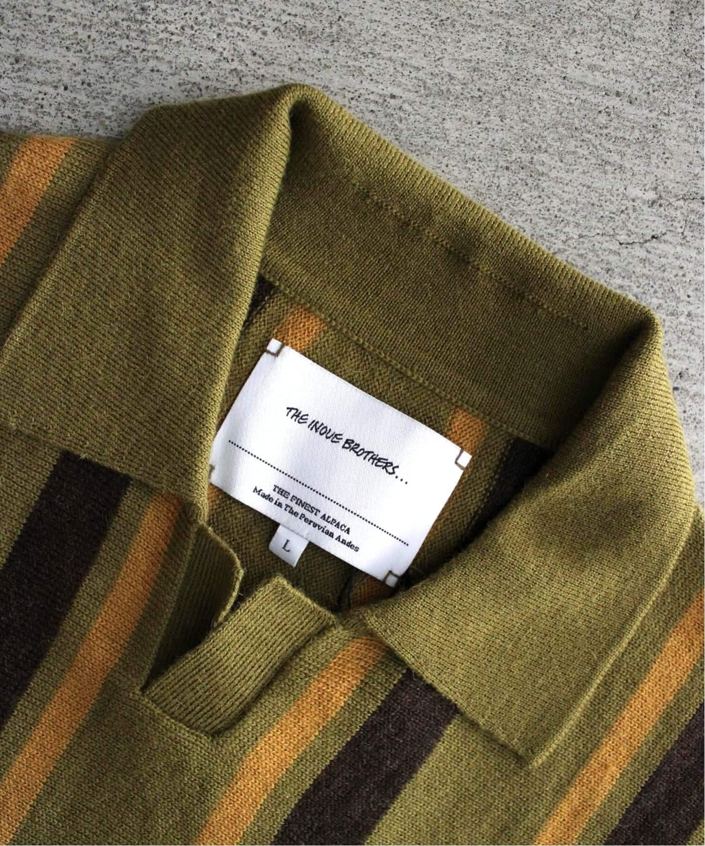THE INOUE BROTHERS / ザ イノウエブラザーズ Collar Neck Sweater