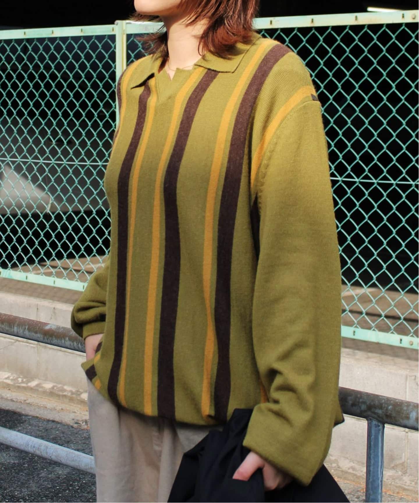 THE INOUE BROTHERS / ザ イノウエブラザーズ Collar Neck Sweater