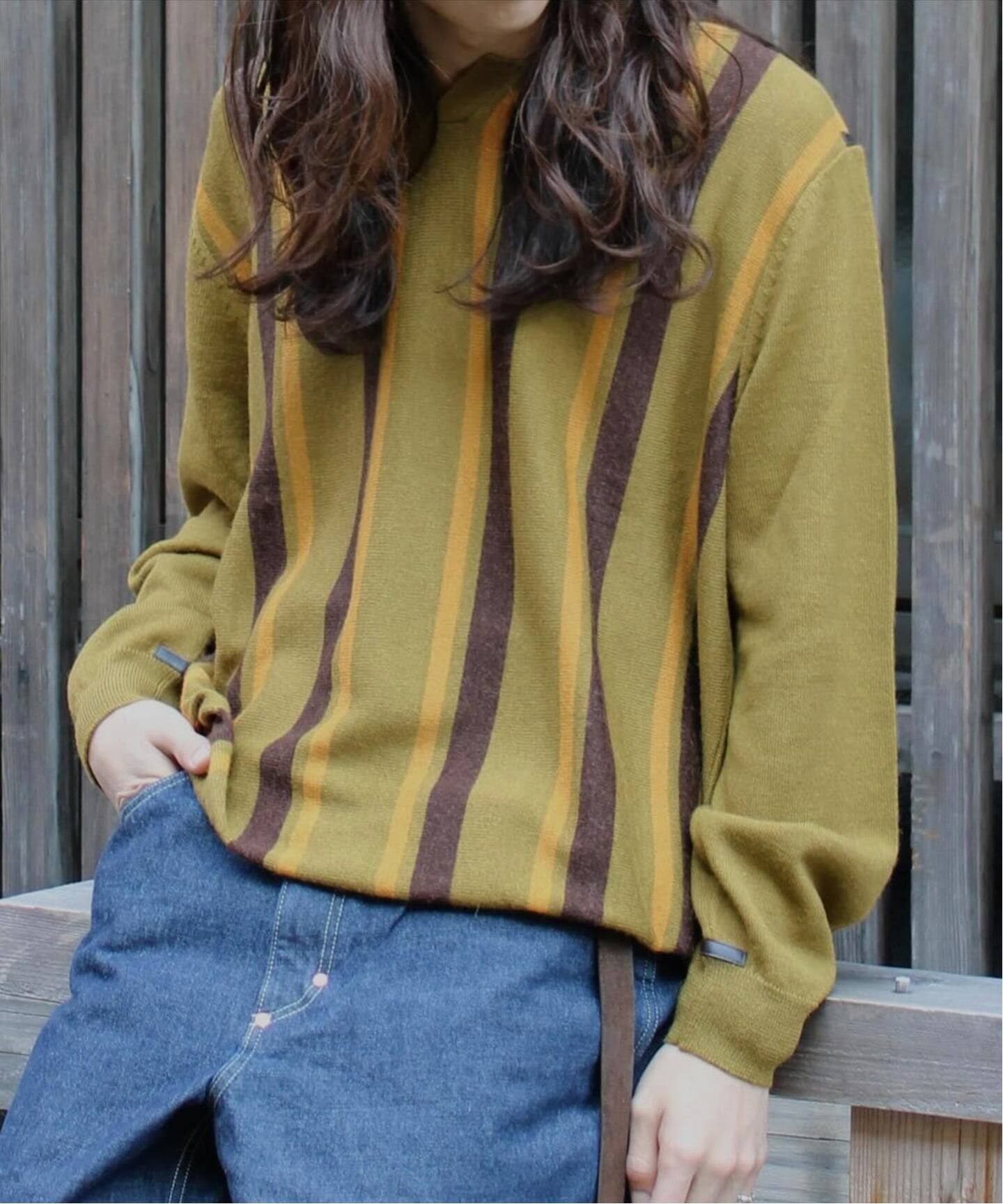 THE INOUE BROTHERS / ザ イノウエブラザーズ Collar Neck Sweater