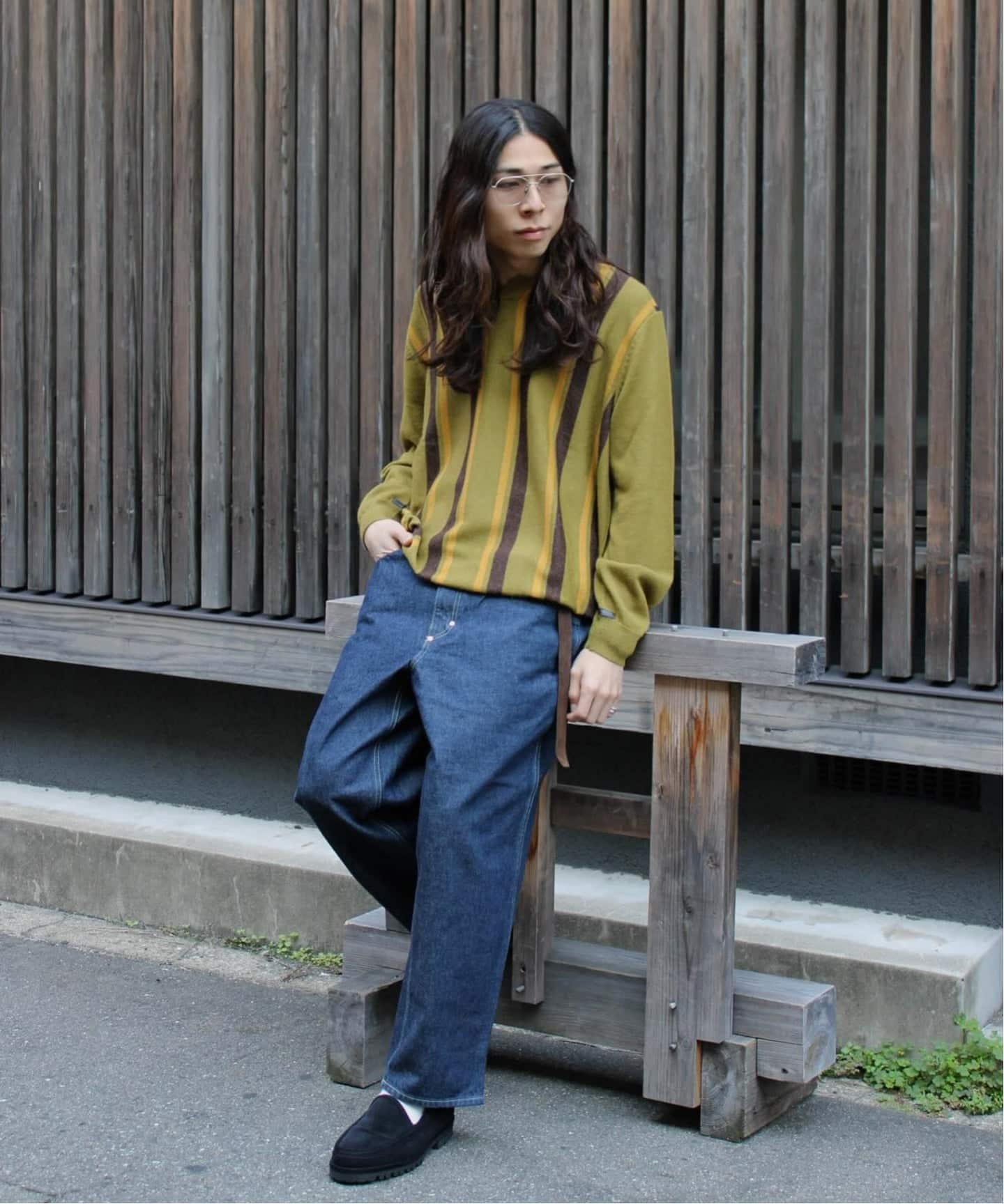 THE INOUE BROTHERS / ザ イノウエブラザーズ Collar Neck Sweater