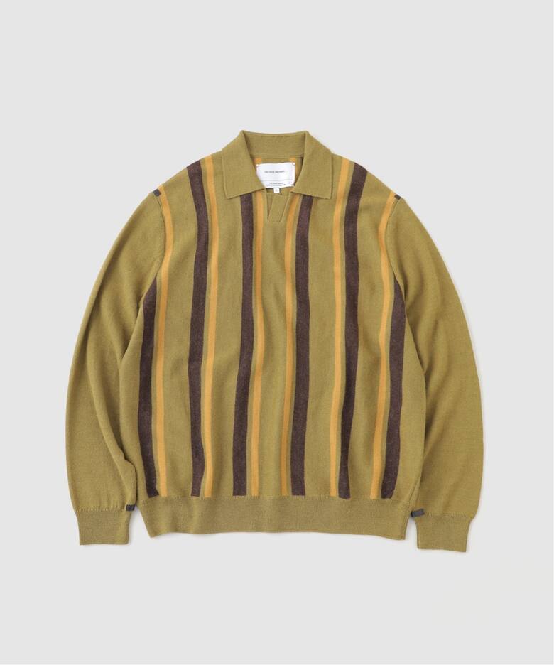 THE INOUE BROTHERS / ザ イノウエブラザーズ Collar Neck Sweater 