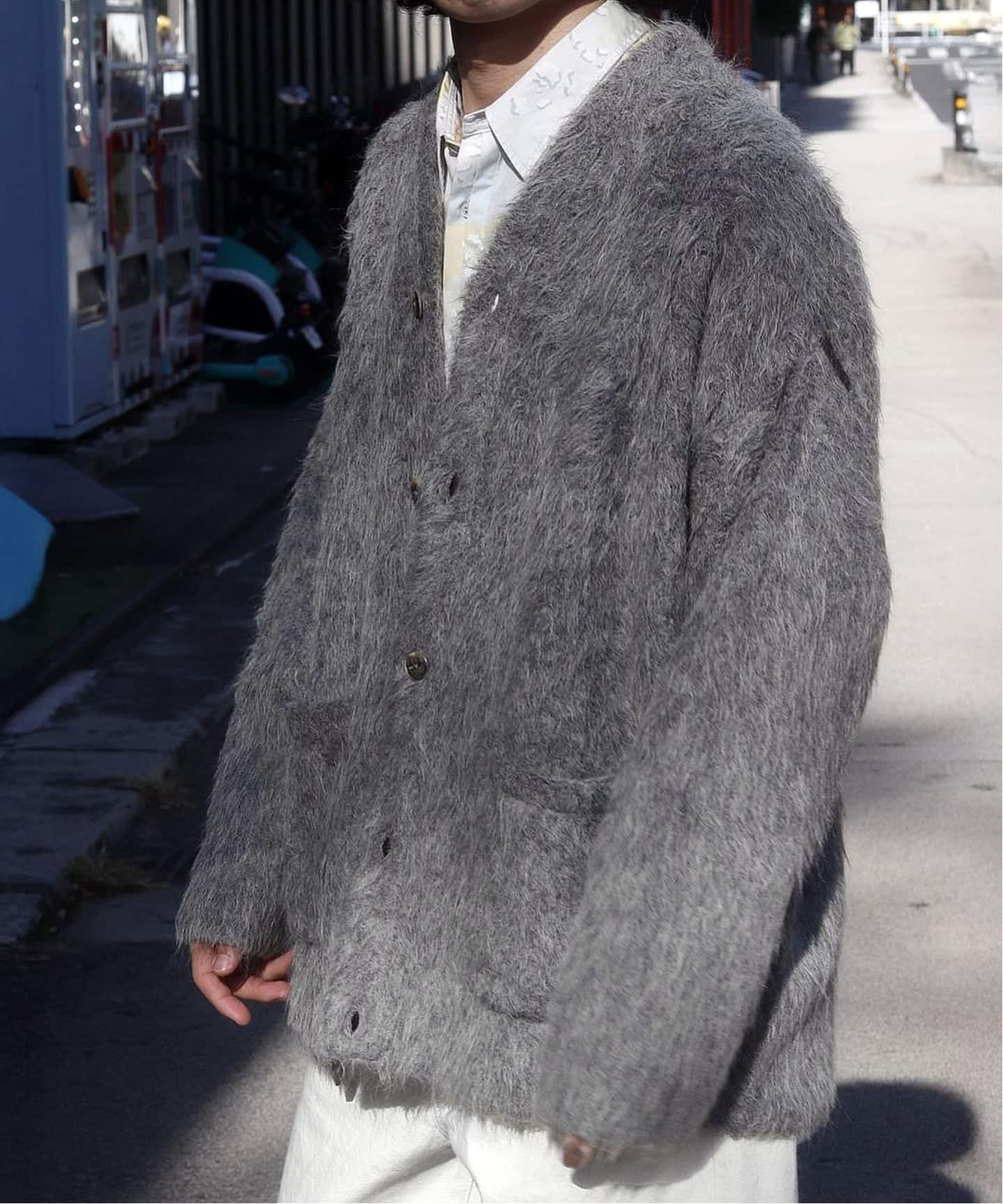 THE INOUE BROTHERS / ザ イノウエブラザーズ Suri Alpaca Cardigan