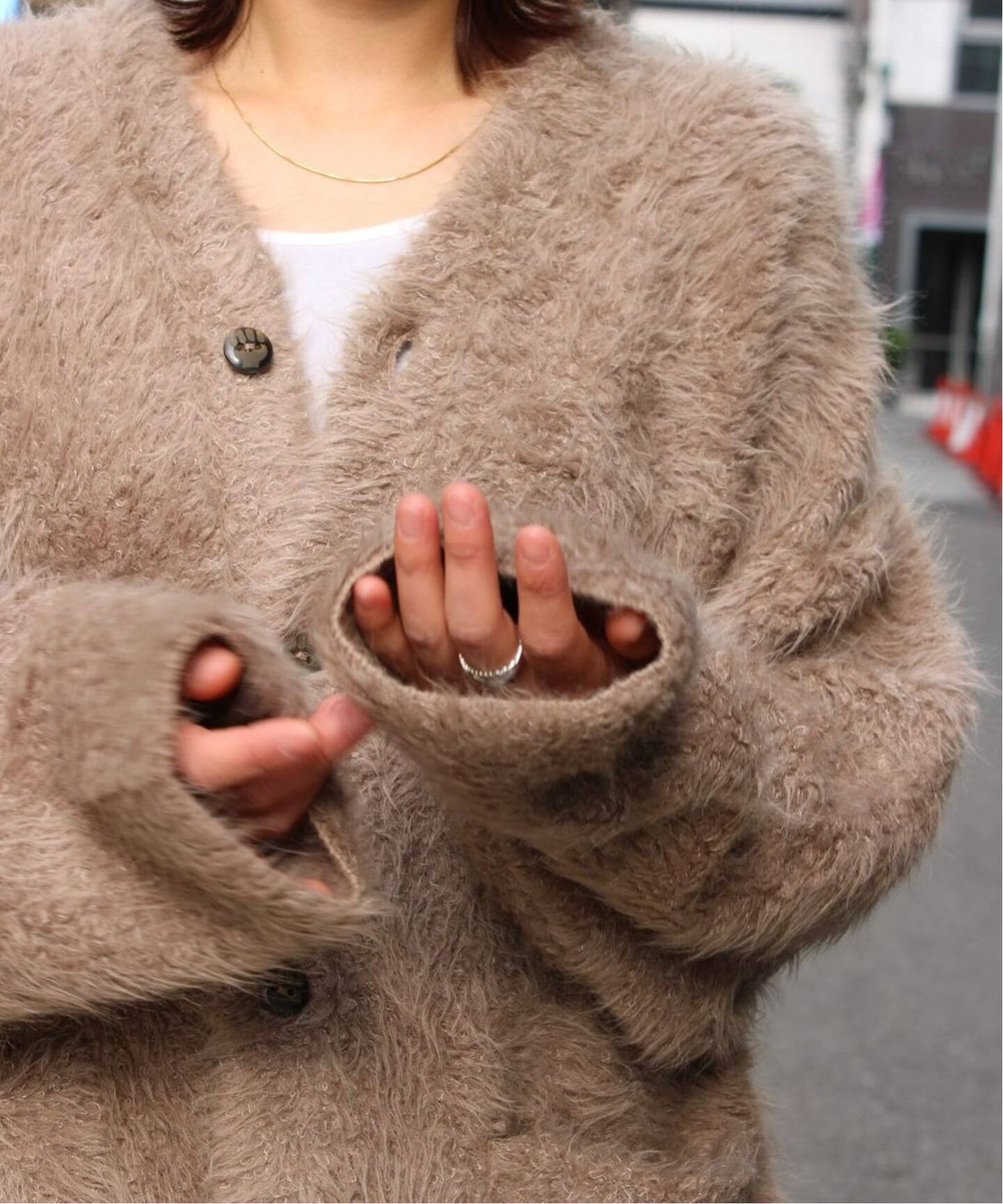 THE INOUE BROTHERS / ザ イノウエブラザーズ Suri Alpaca Cardigan
