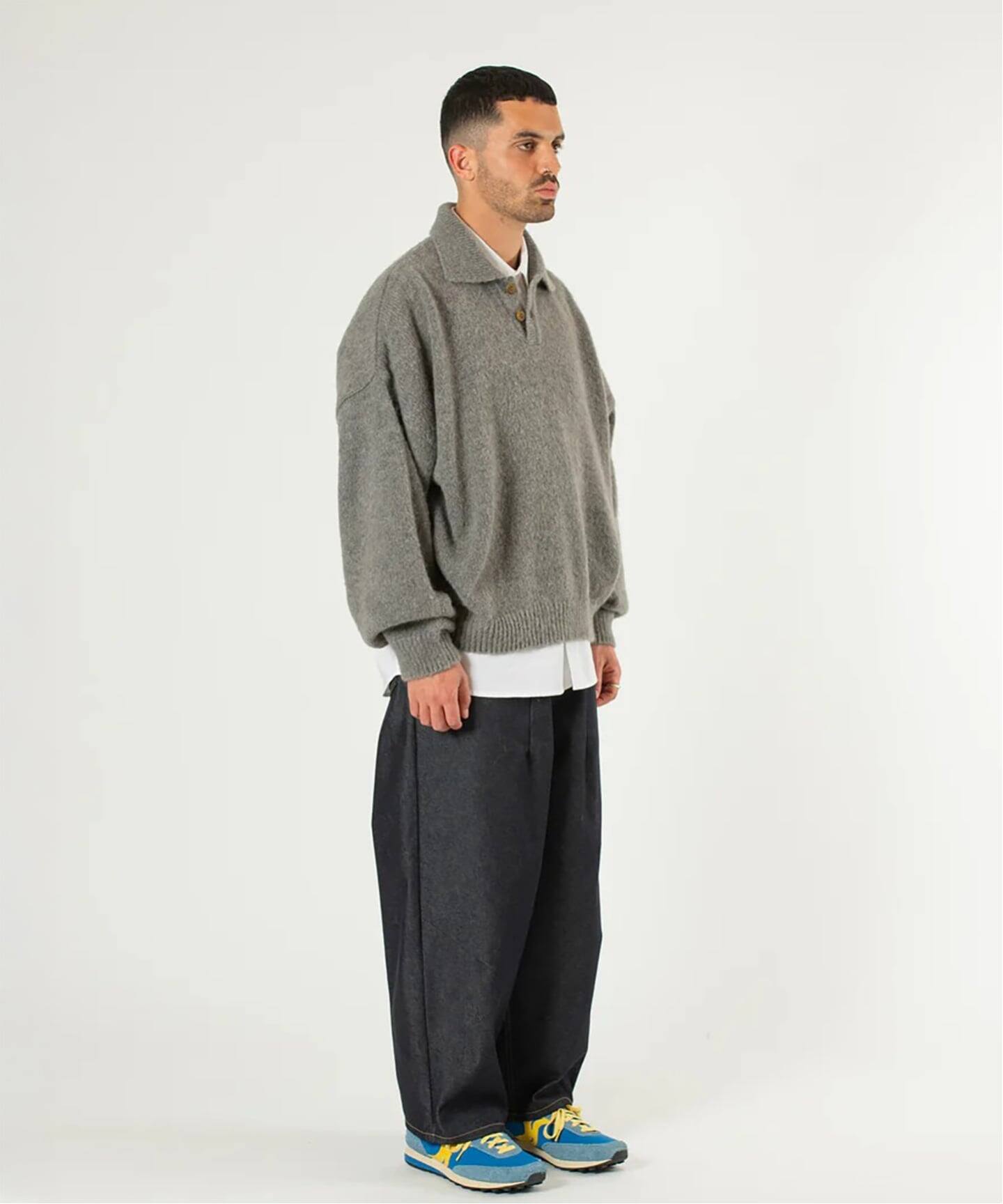 Estudio Niksen / エストゥディオ・ニクセン Knit Polo Sweater