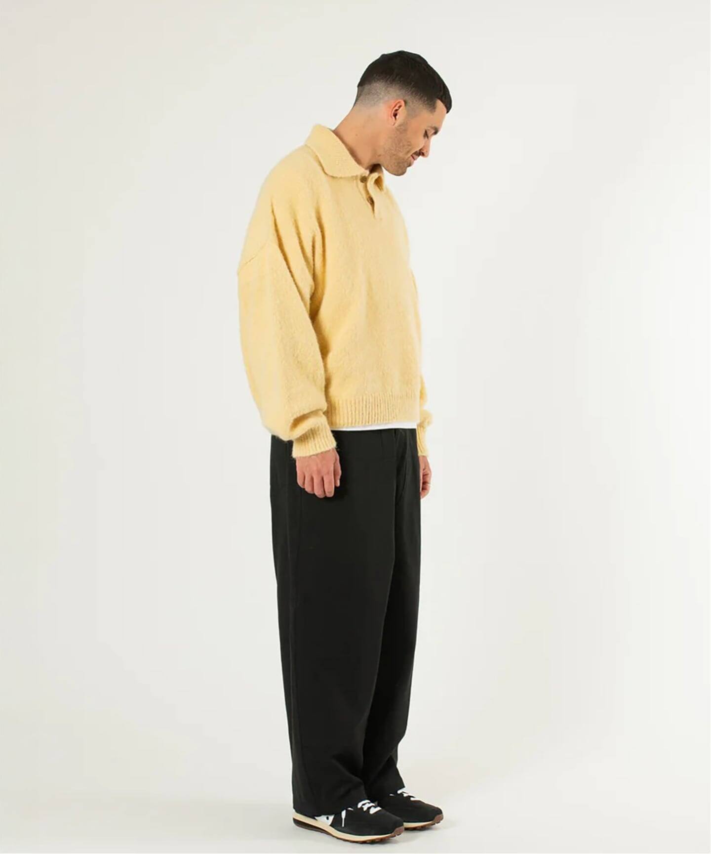 Estudio Niksen / エストゥディオ・ニクセン Knit Polo Sweater