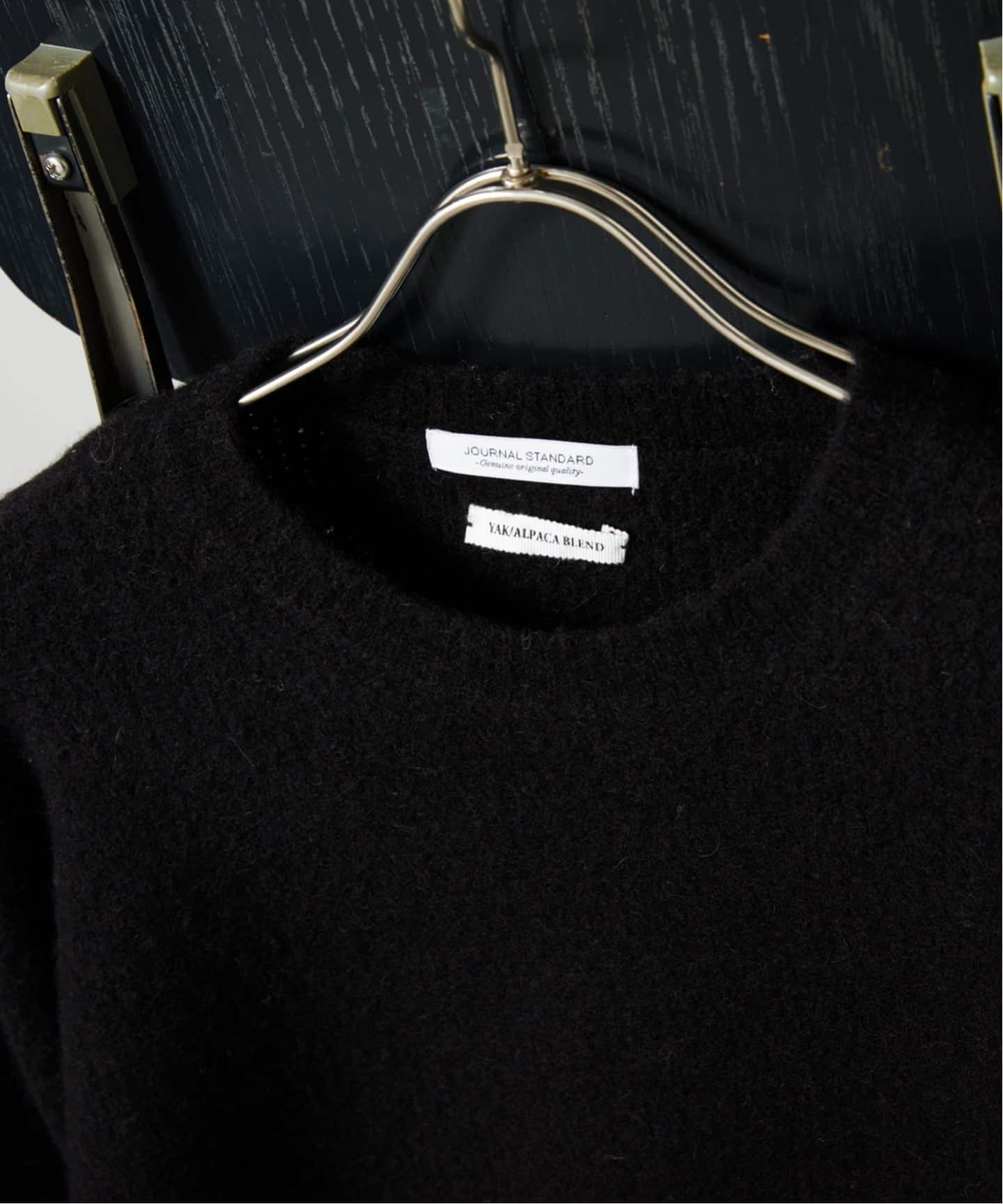 YAK / ヤク アルパカ ブレンド タック ニット（ニット／セーター