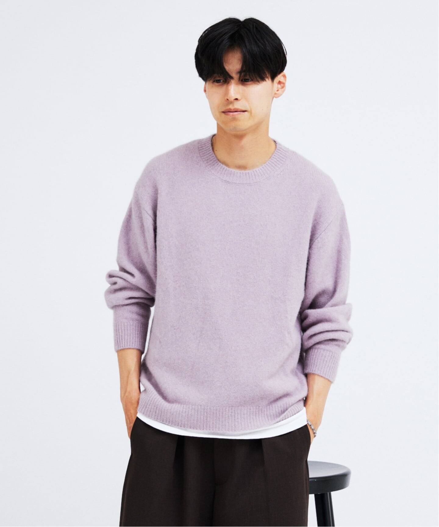 フォックスブレンド” クルーネックニット（ニット／セーター