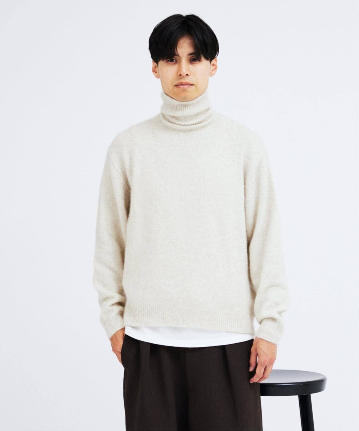 フォックスブレンド” タートル ネックニット（ニット／セーター