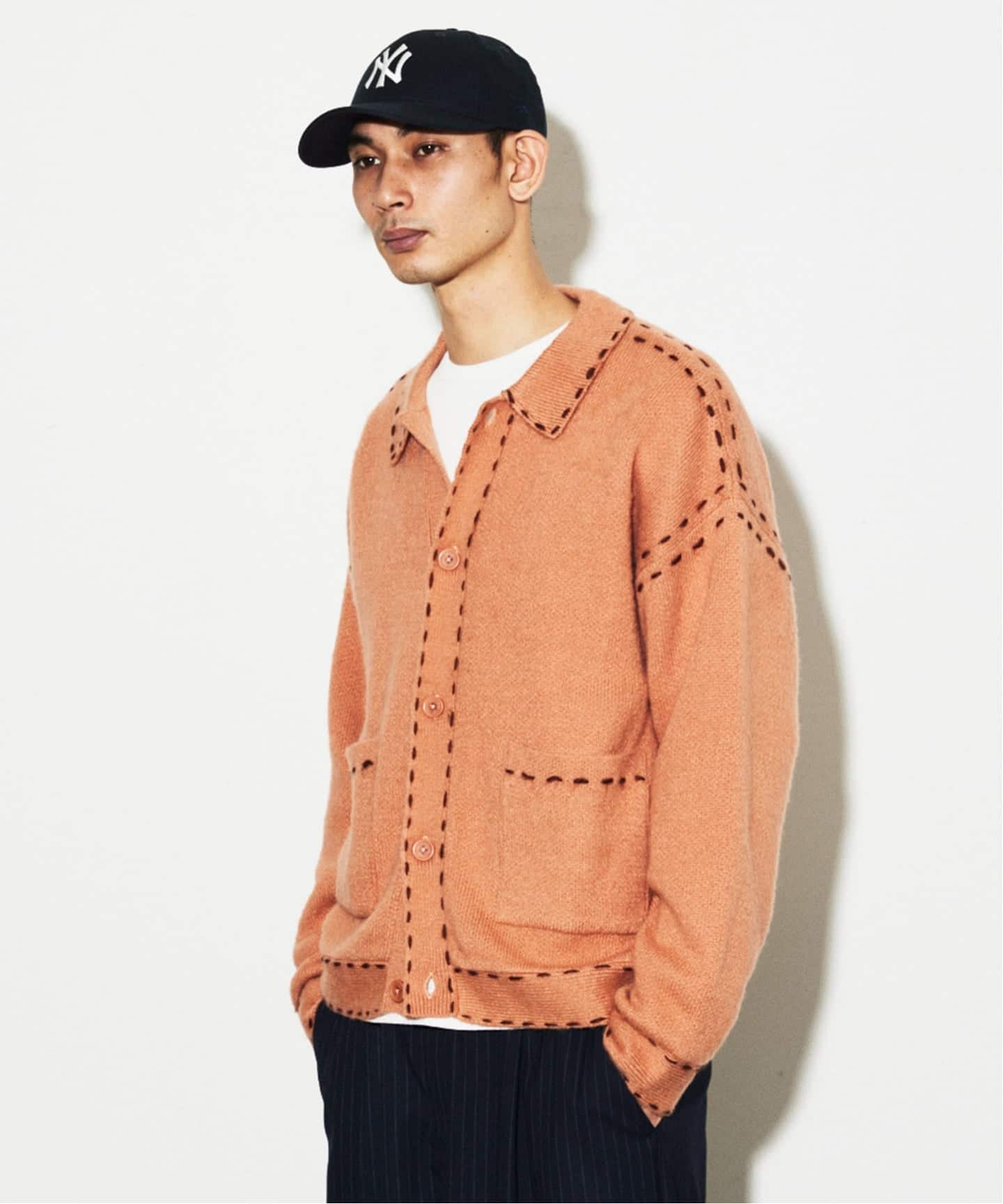 ハンド ステッチ ブラッシュド カーディガン（カーディガン）｜JOURNAL