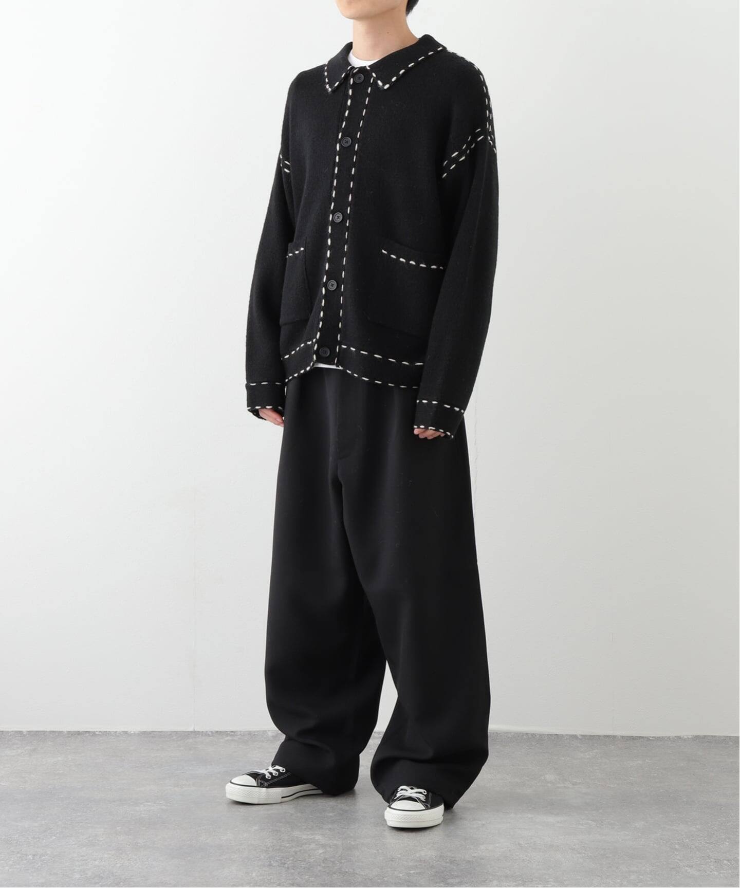 ジャーナルスタンダード　ハンドステッチカーディガン ハンド ステッチ ブラッシュド カーディガン（カーディガン）｜JOURNAL