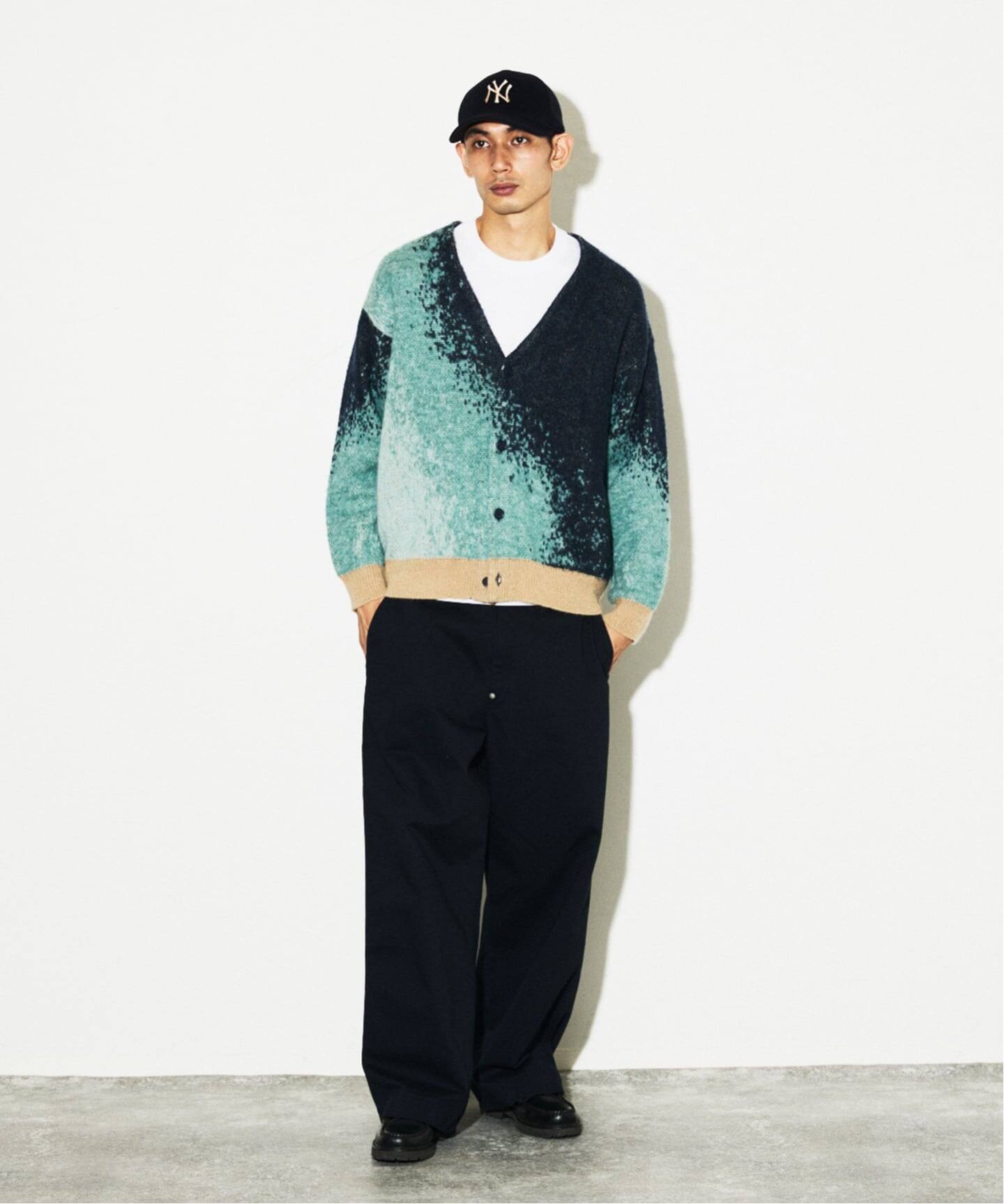 モヘア ミックス グラデーション カーディガン（カーディガン