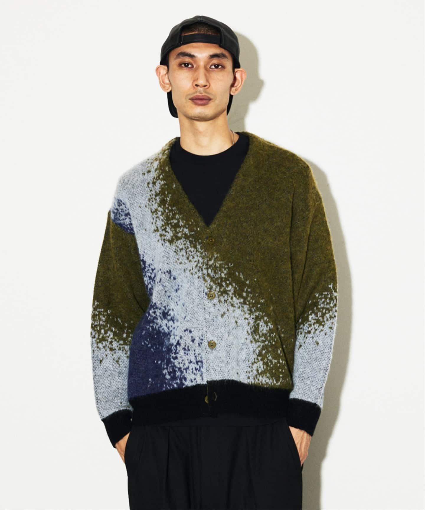 モヘア ミックス グラデーション カーディガン（カーディガン