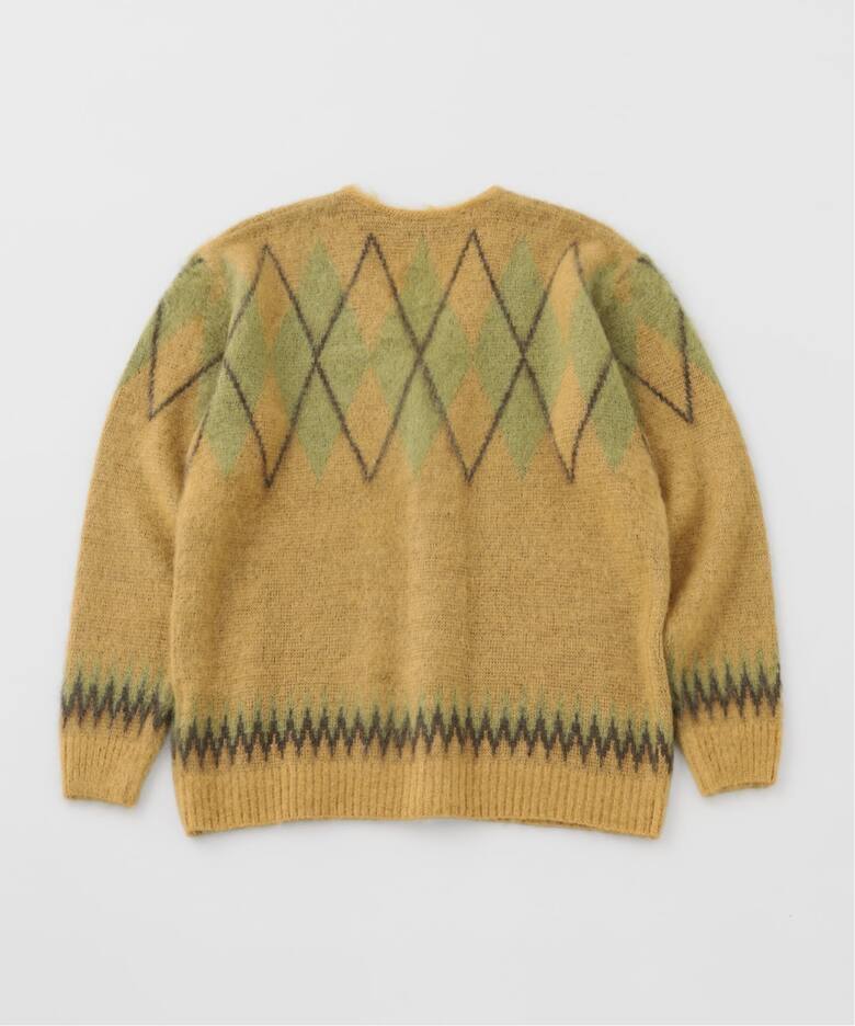 NEEDLES / ニードルズ モヘア カーディガン - アーガイル（ニット 
