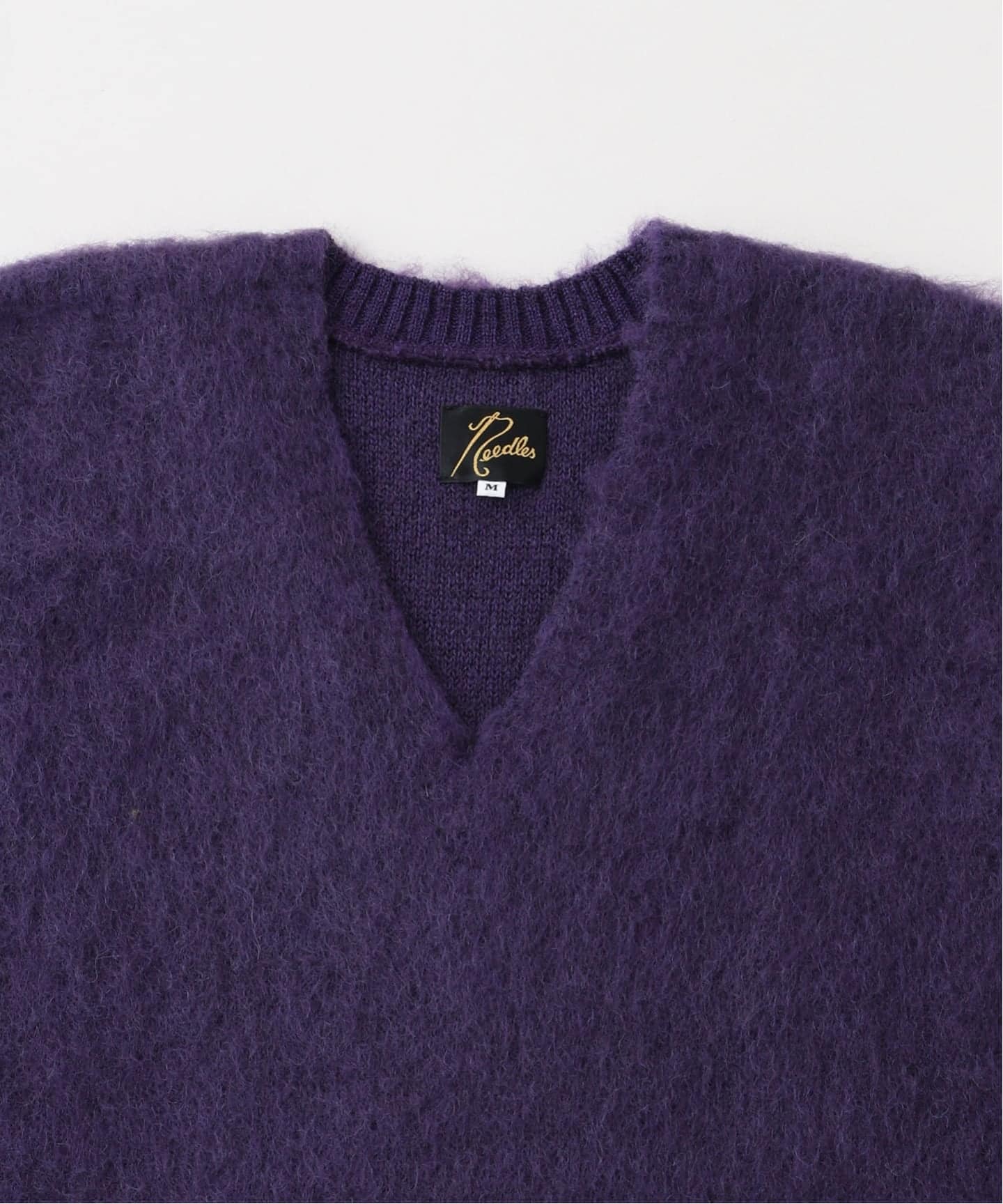 NEEDLES / ニードルズ モヘヤ ニット ベスト - ソリッド（ニット