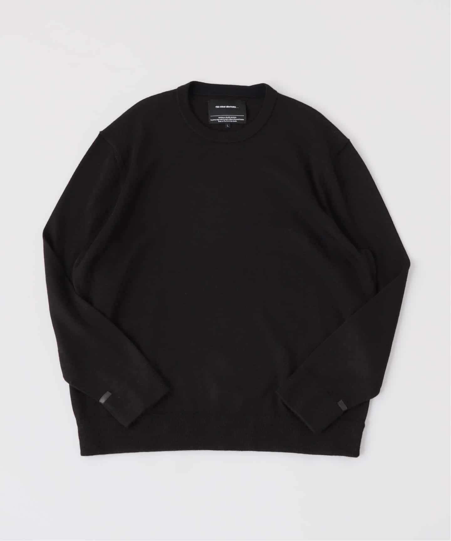 THE INOUE BROTHERS / ザ イノウエブラザーズ Pure Black Crew Neck