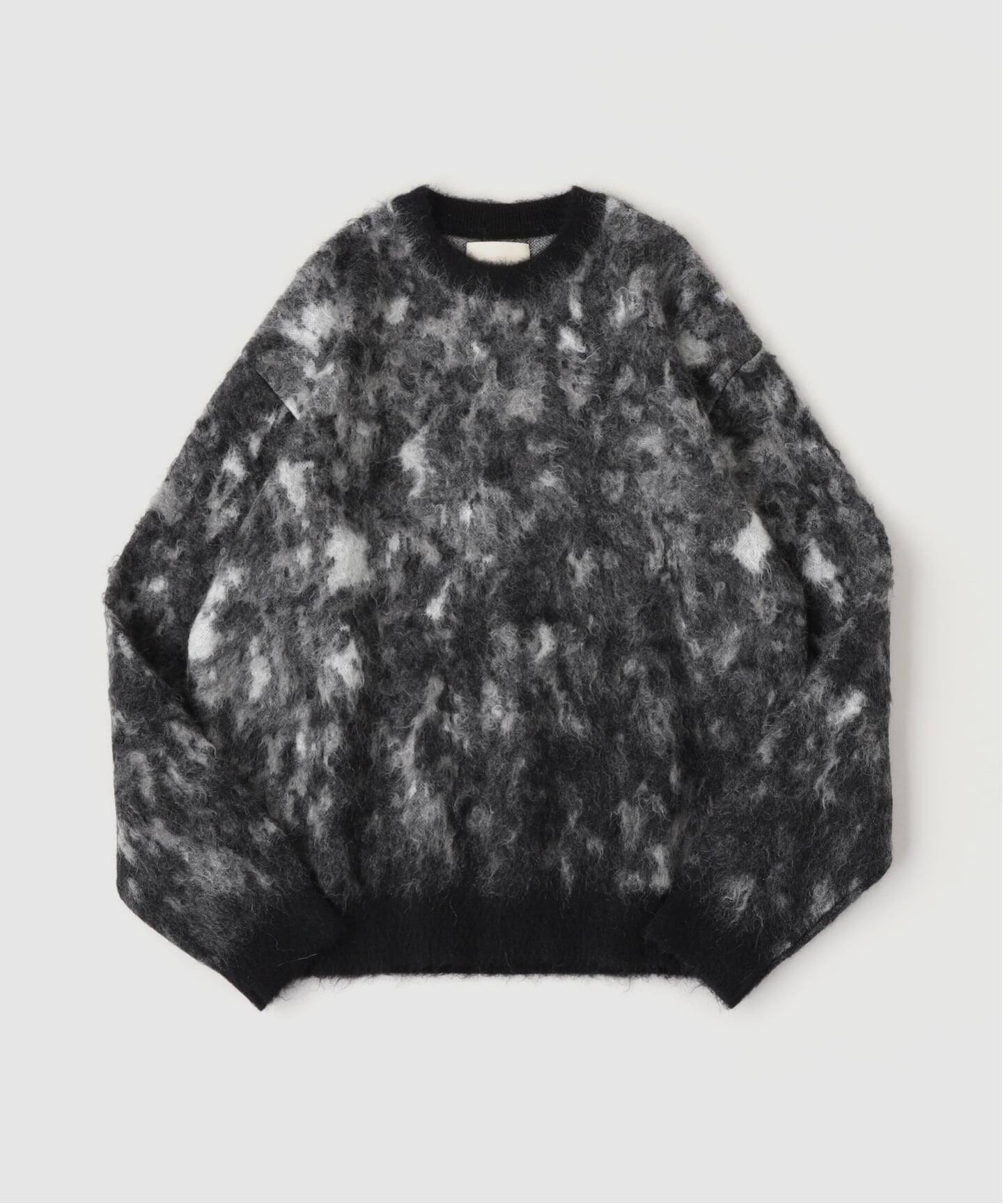YOKE / ヨーク Kid Mohair Jacqurad Sweater（ニット／セーター