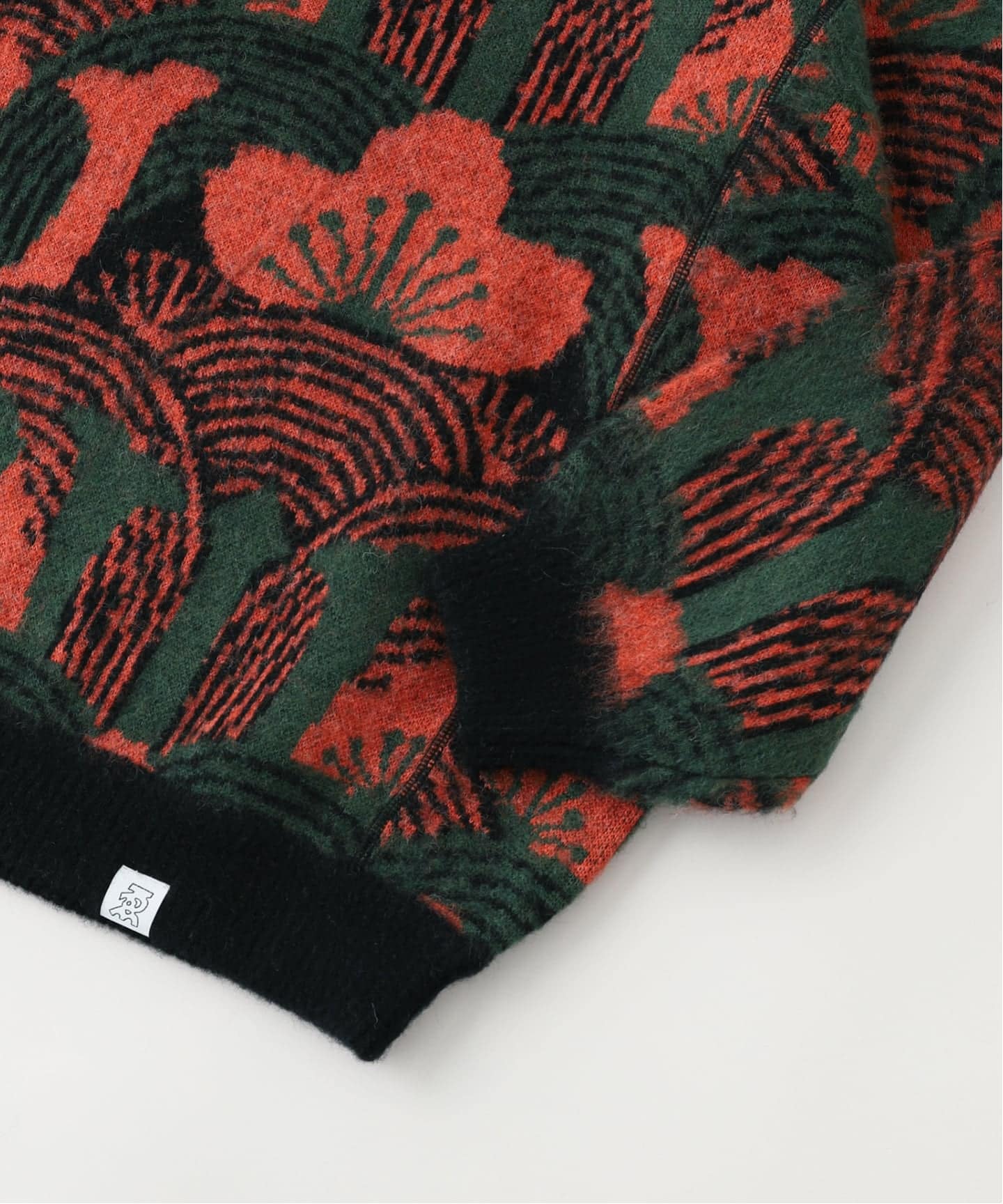 EVISEN SKATEBORDS FIRE MOHAIR SWEATER L evisen skateboards FIRE