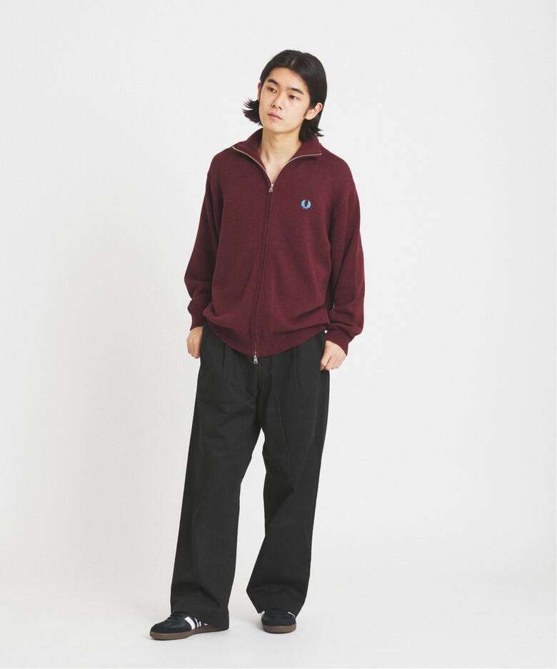 FRED PERRY / フレッドペリー 別注 ニット トラック ジャケット 