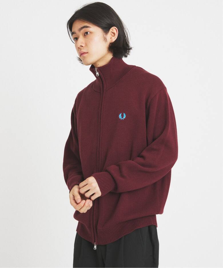 FRED PERRY / フレッドペリー 別注 ニット トラック ジャケット 