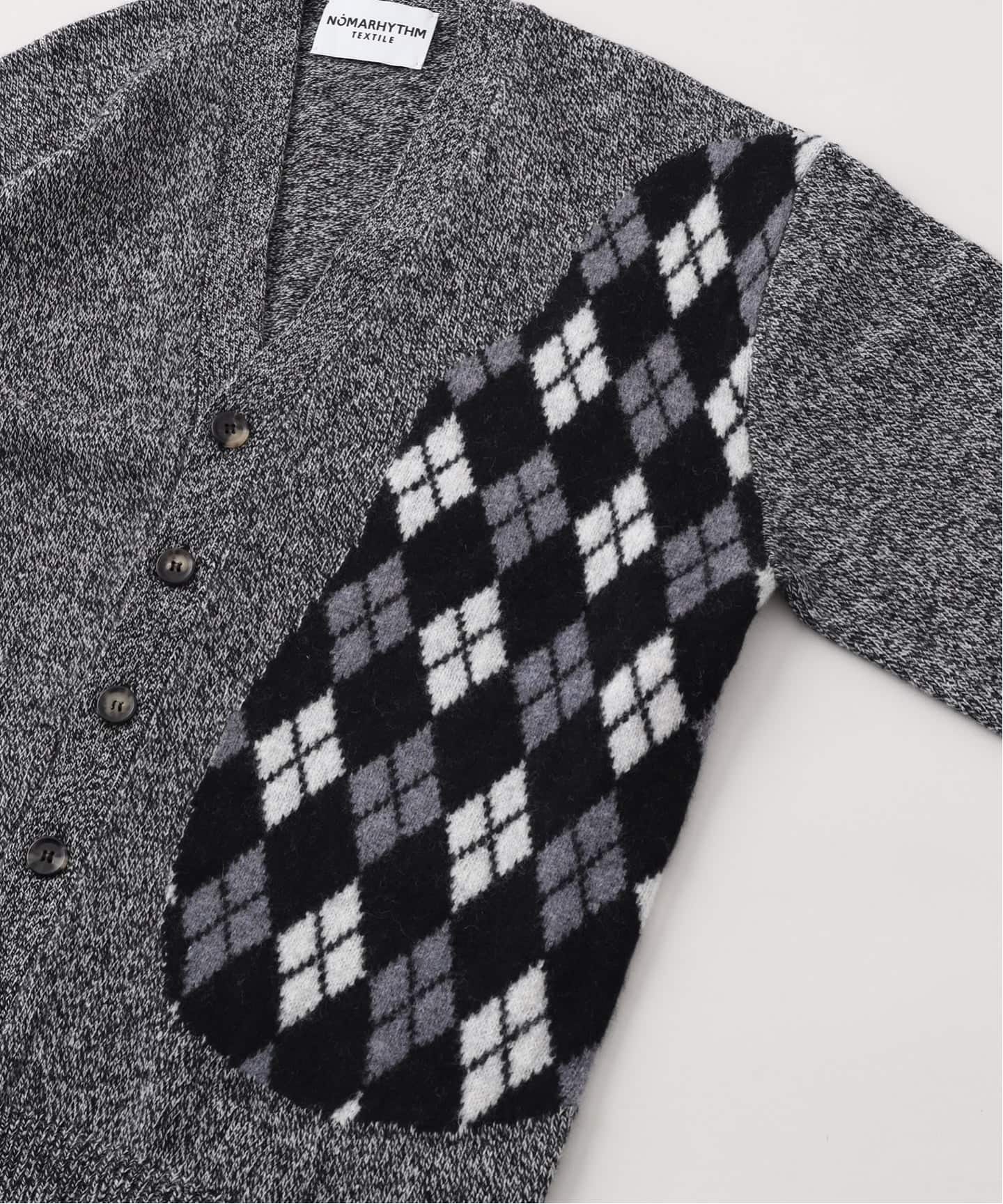ジャーナルスタンダード（JOURNAL STANDARD）/NOMARHYTHM TEXTILE (ノーマリズム テキスタイル) SMU Argyle & Ch NOMARHYTHM TEXTILE (ノーマリズム テキスタイル) Argyle & Check Mix