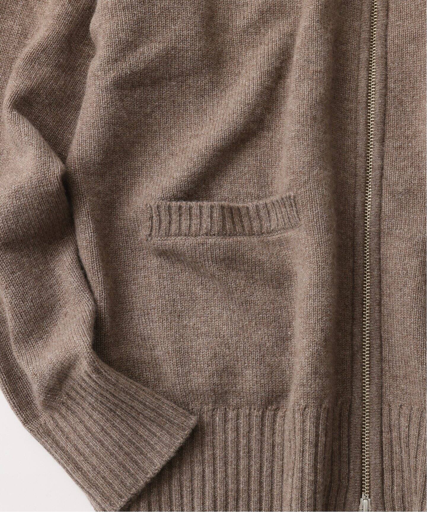 FOLL/フォル】firstclass cashmere driversknit jacket（パーカー