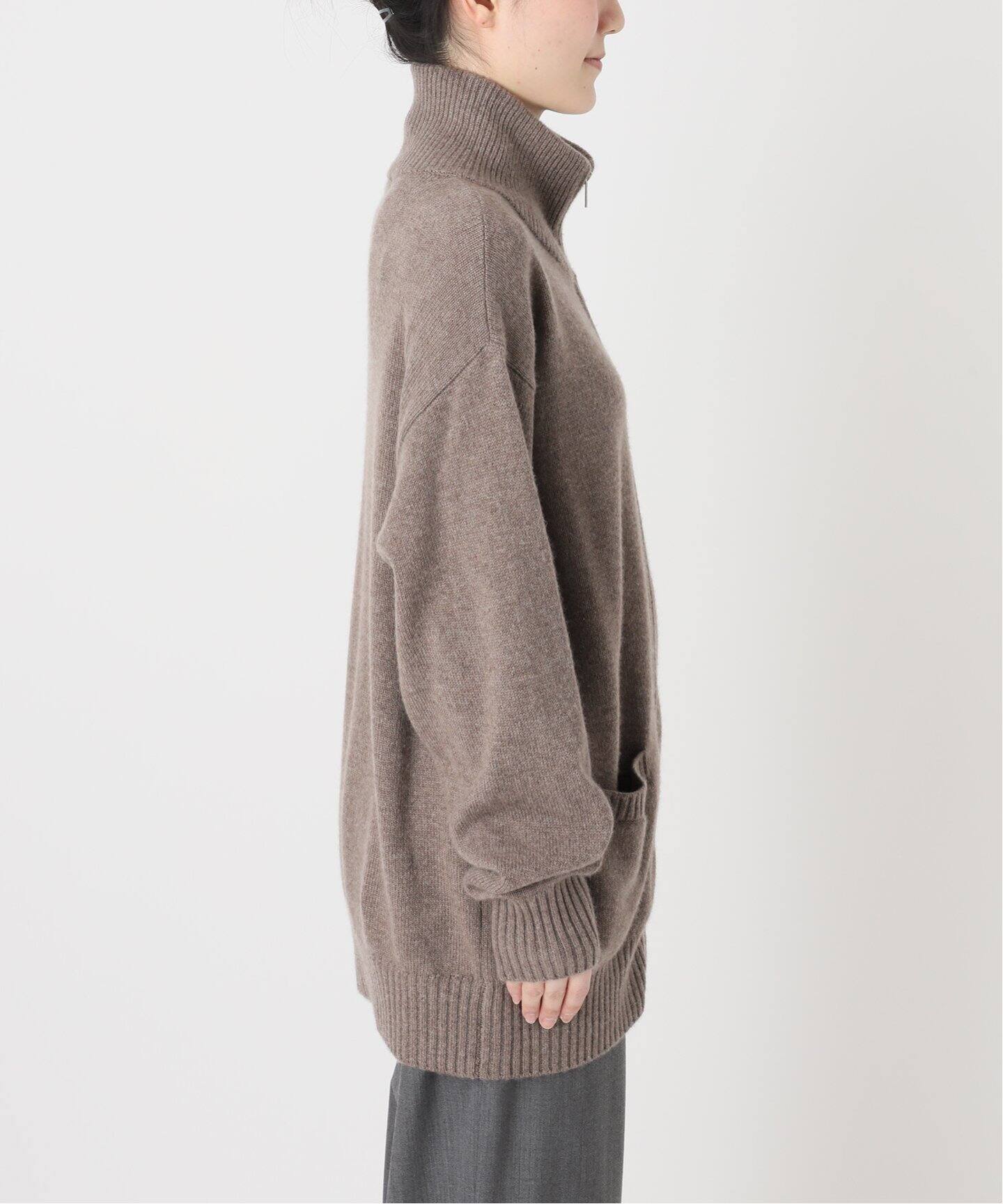 FOLL/フォル】firstclass cashmere driversknit jacket（パーカー