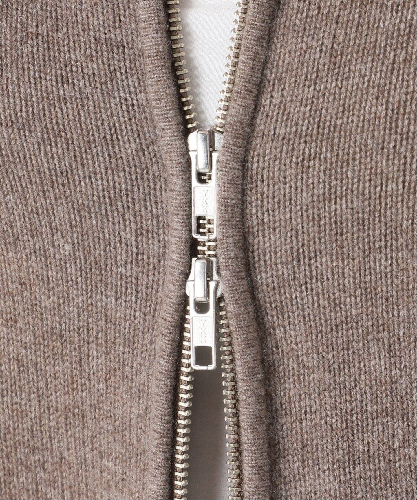 FOLL/フォル】firstclass cashmere driversknit jacket（パーカー