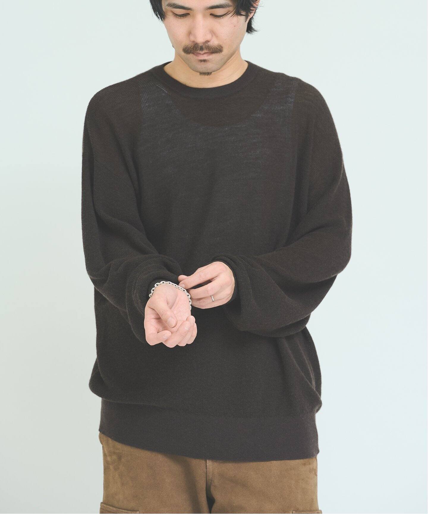 FOLL / フォル】summer wool wardrobe sweater（ニット／セーター 
