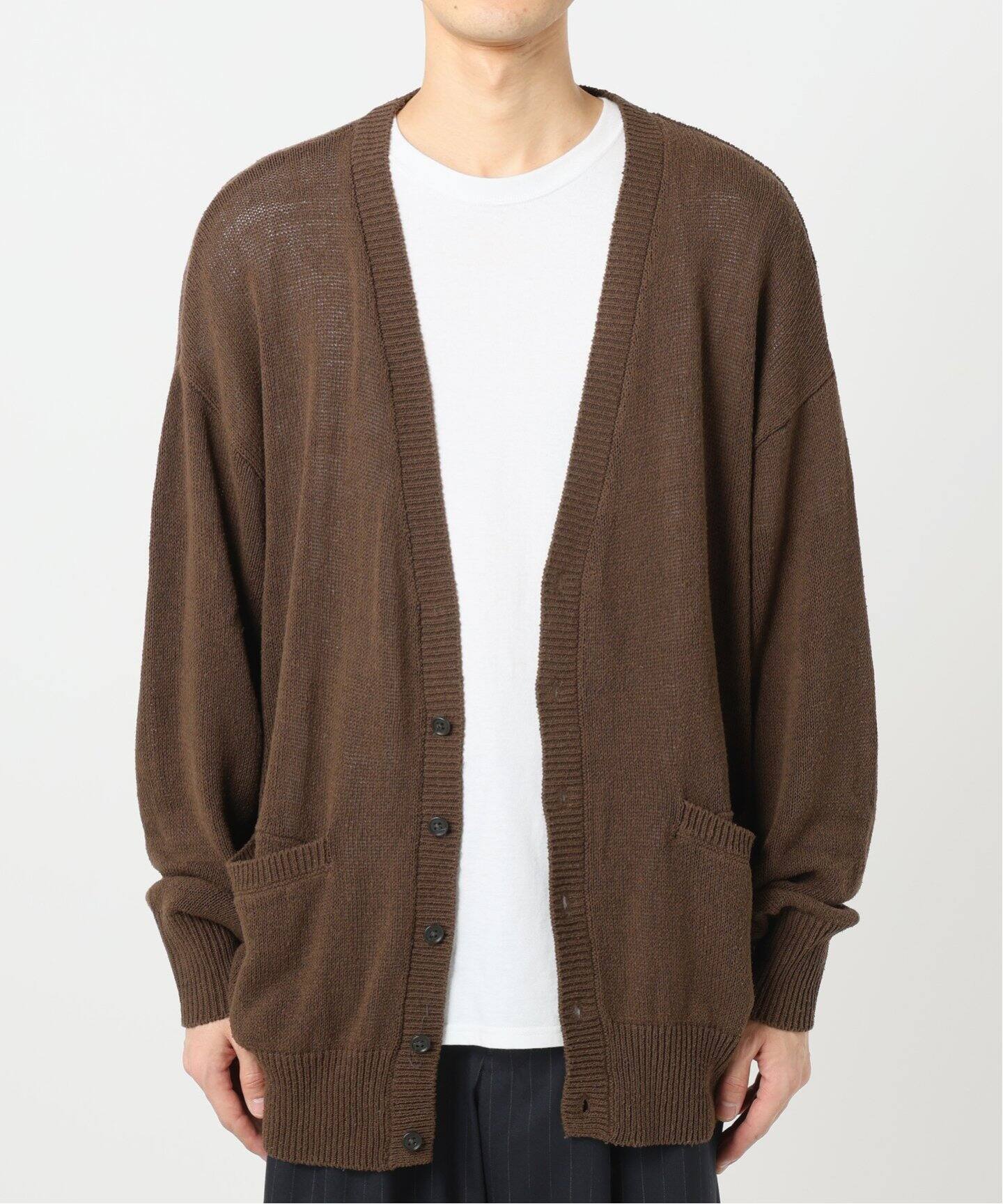 予約》【FOLL / フォル】silk twisted cardigan（カーディガン  