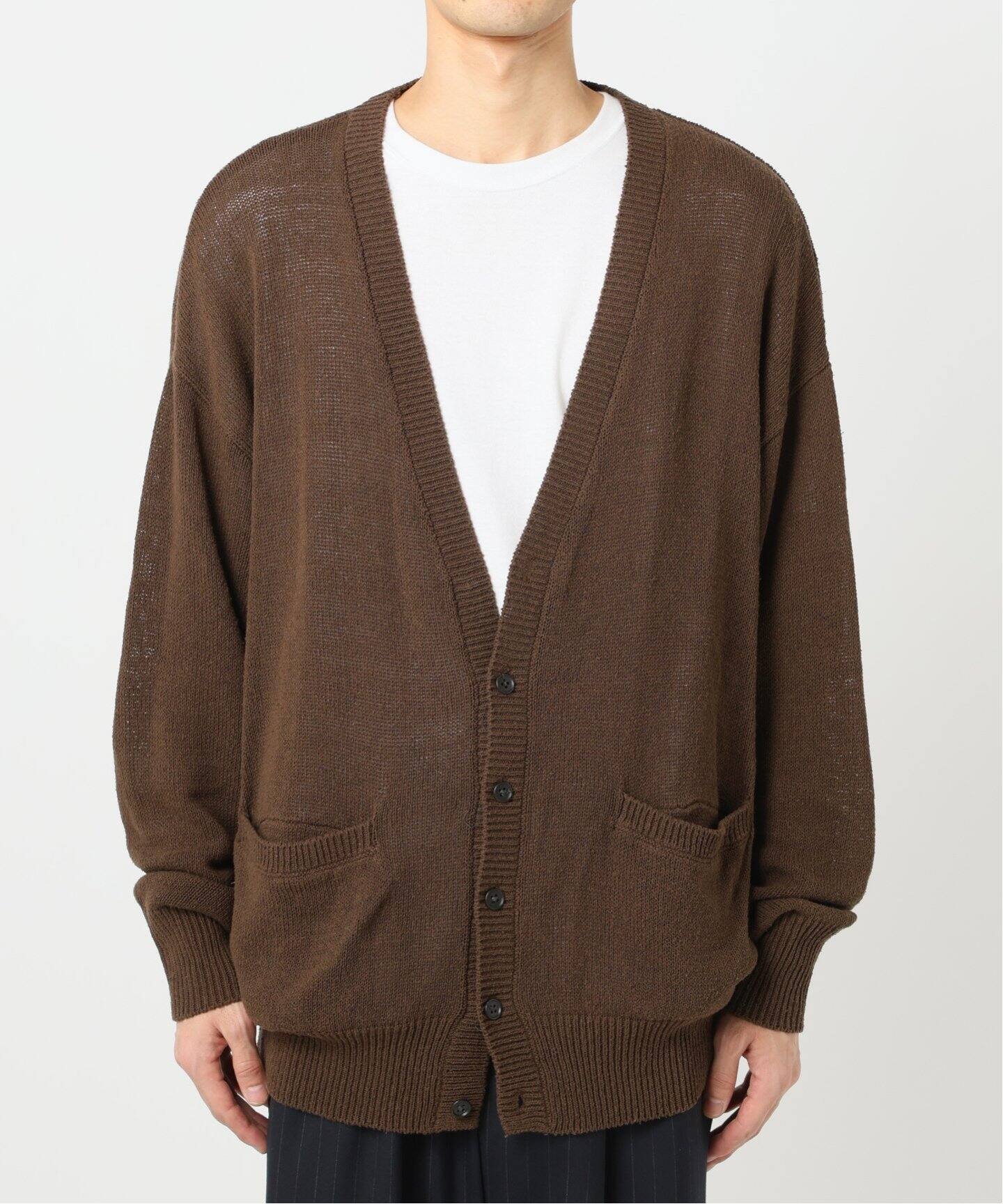 予約》【FOLL / フォル】silk twisted cardigan（カーディガン 