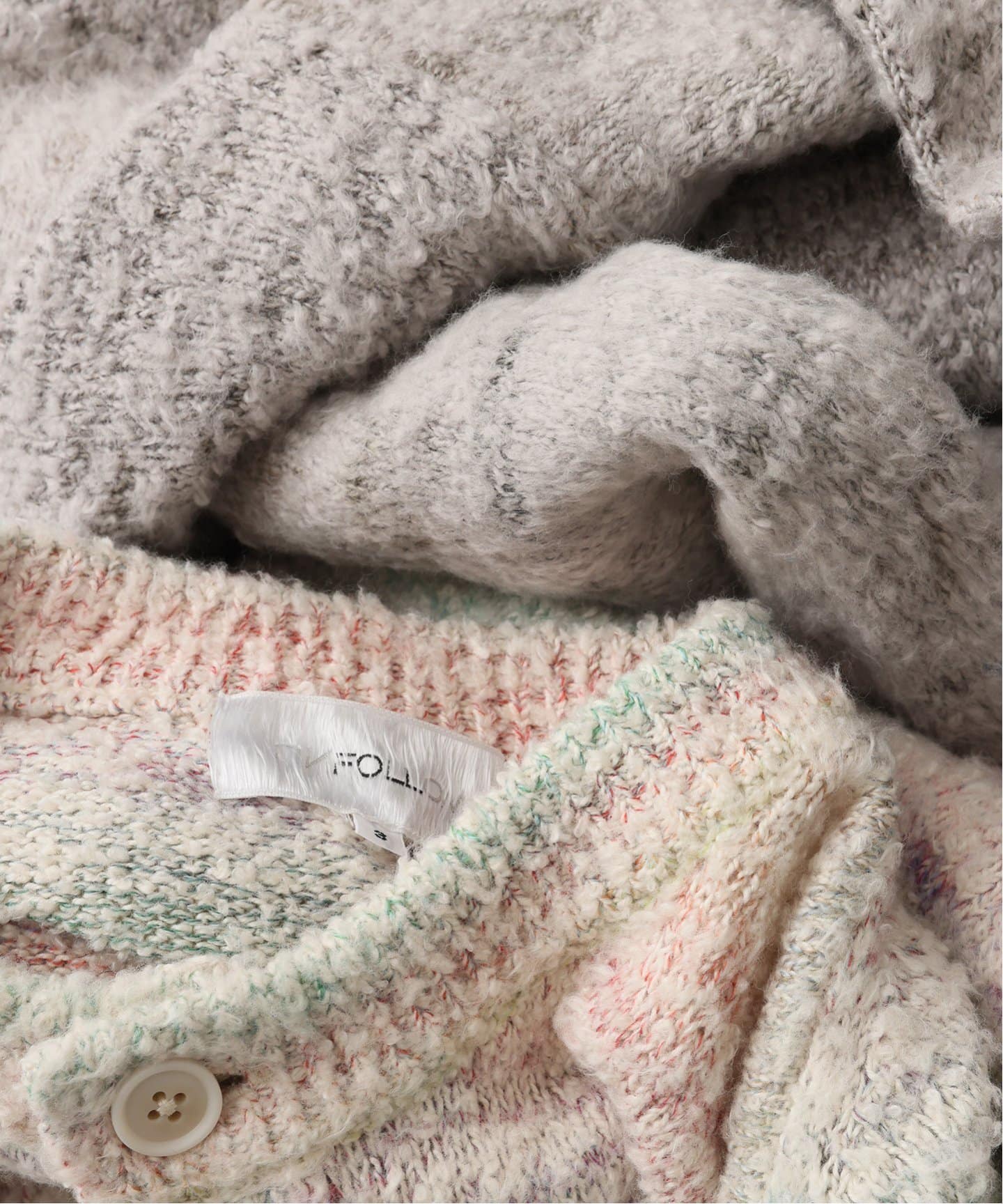 FOLL/フォル】cotton wool chunky cardigan（カーディガン）｜JOURNAL