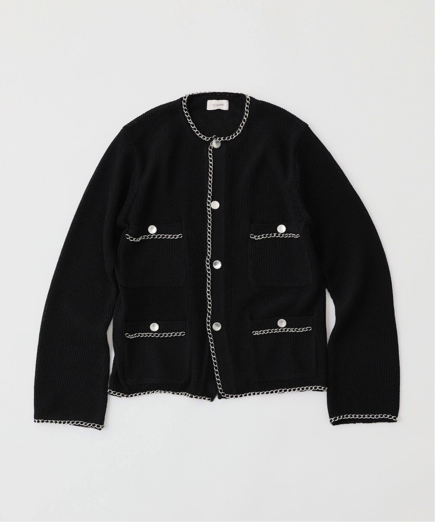 BED J.W. FORD /ベッドフォード 】 Chain Knit Cardigan（ニット 