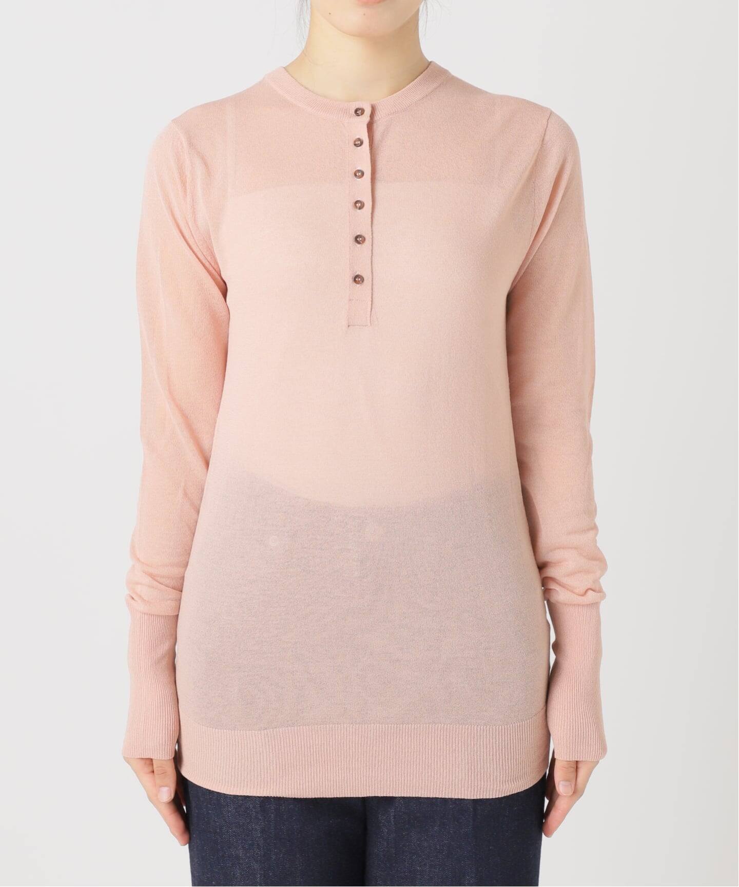 追加予約》【WEB限定】手洗い可 / シアーニットヘンリープル