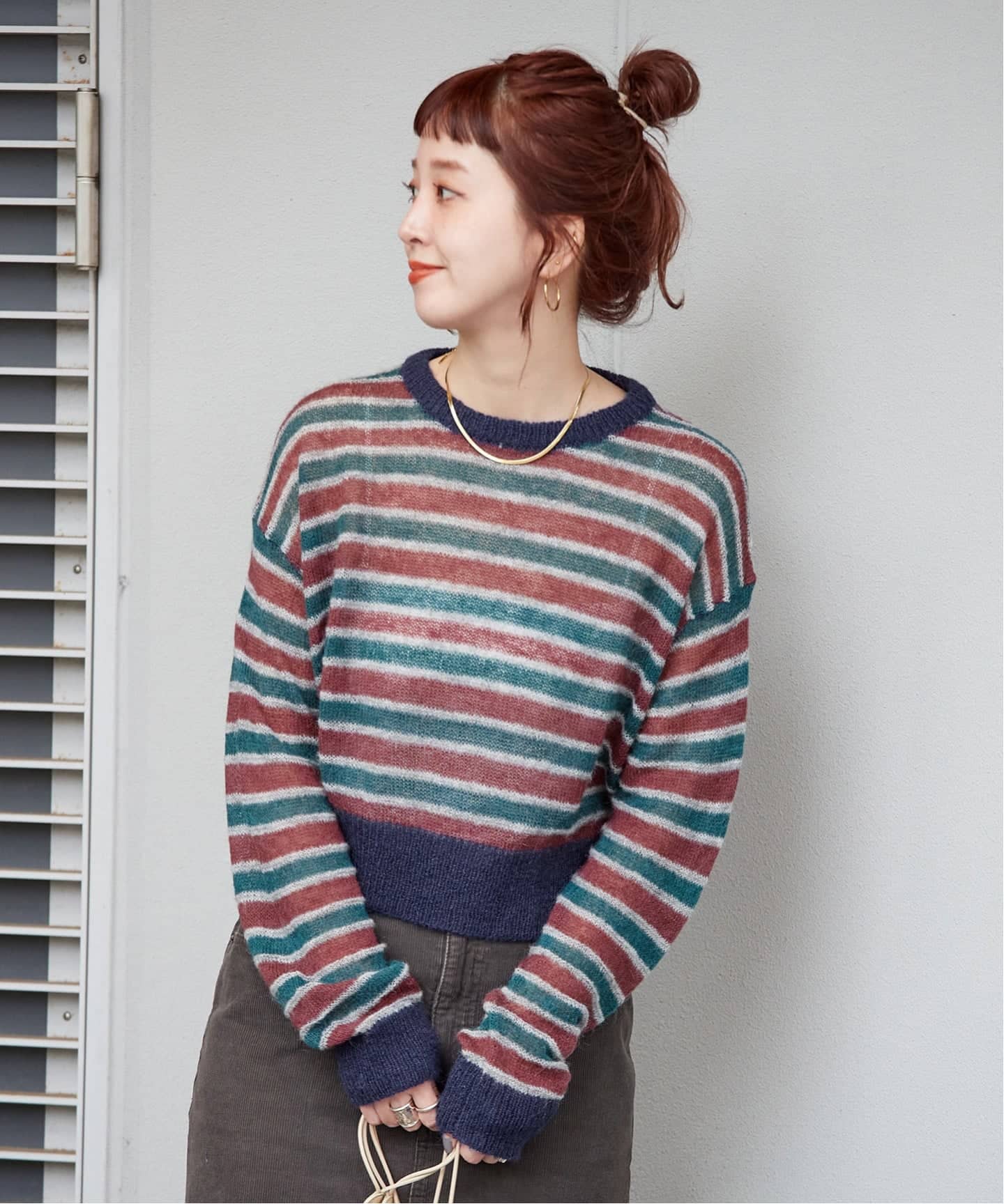 １枚。風の子♥オーダーページ♥ニット。ボアケット。 ap retro ニット セーター ぽこぽこシアーニット / オーバー