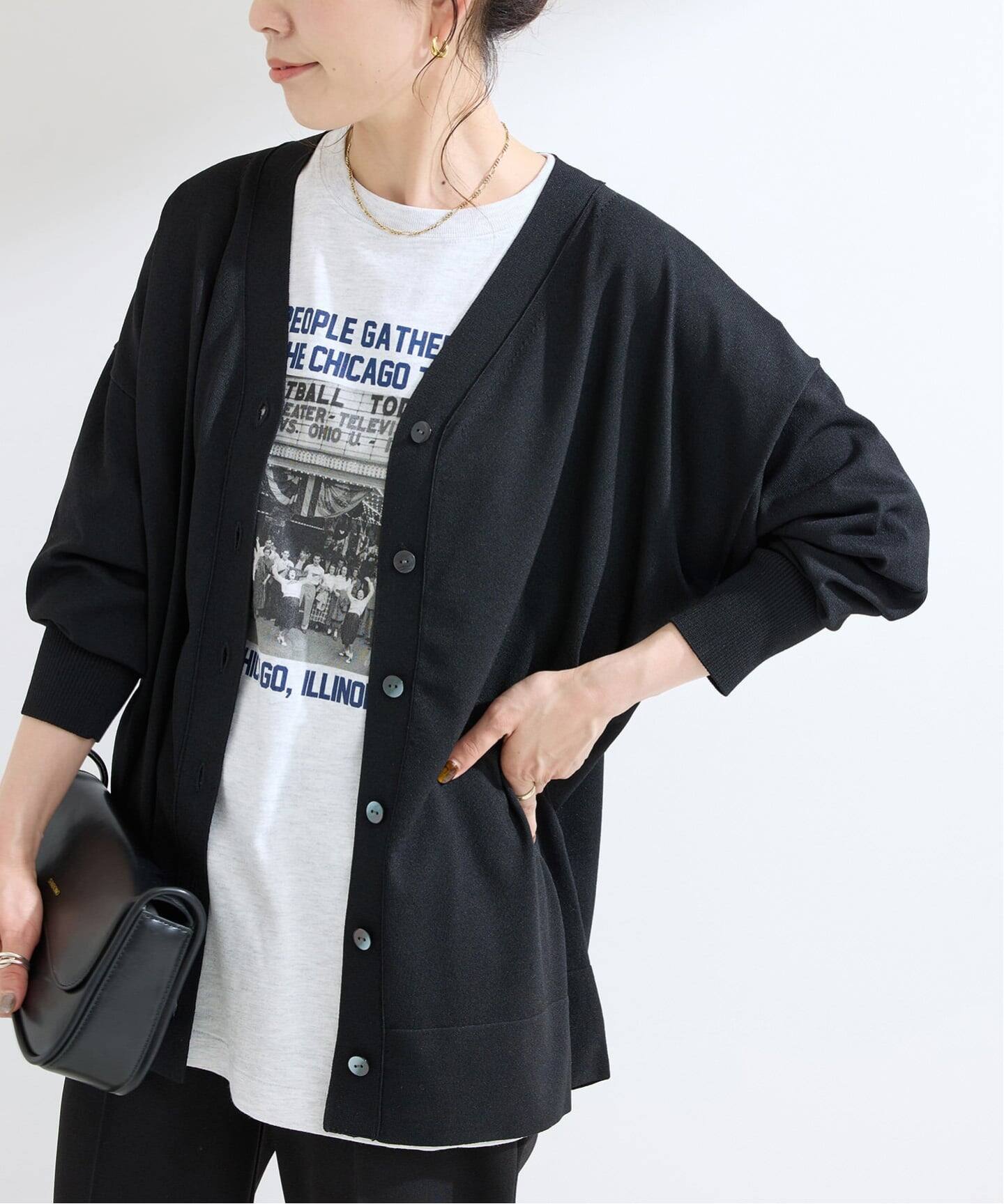 未使用★APSTUDIO×AMERICANA★別注サーマルカーディガン★ドゥアパ AP STUDIO - Americana別注 サーマルカーディガン 美品の通販 by