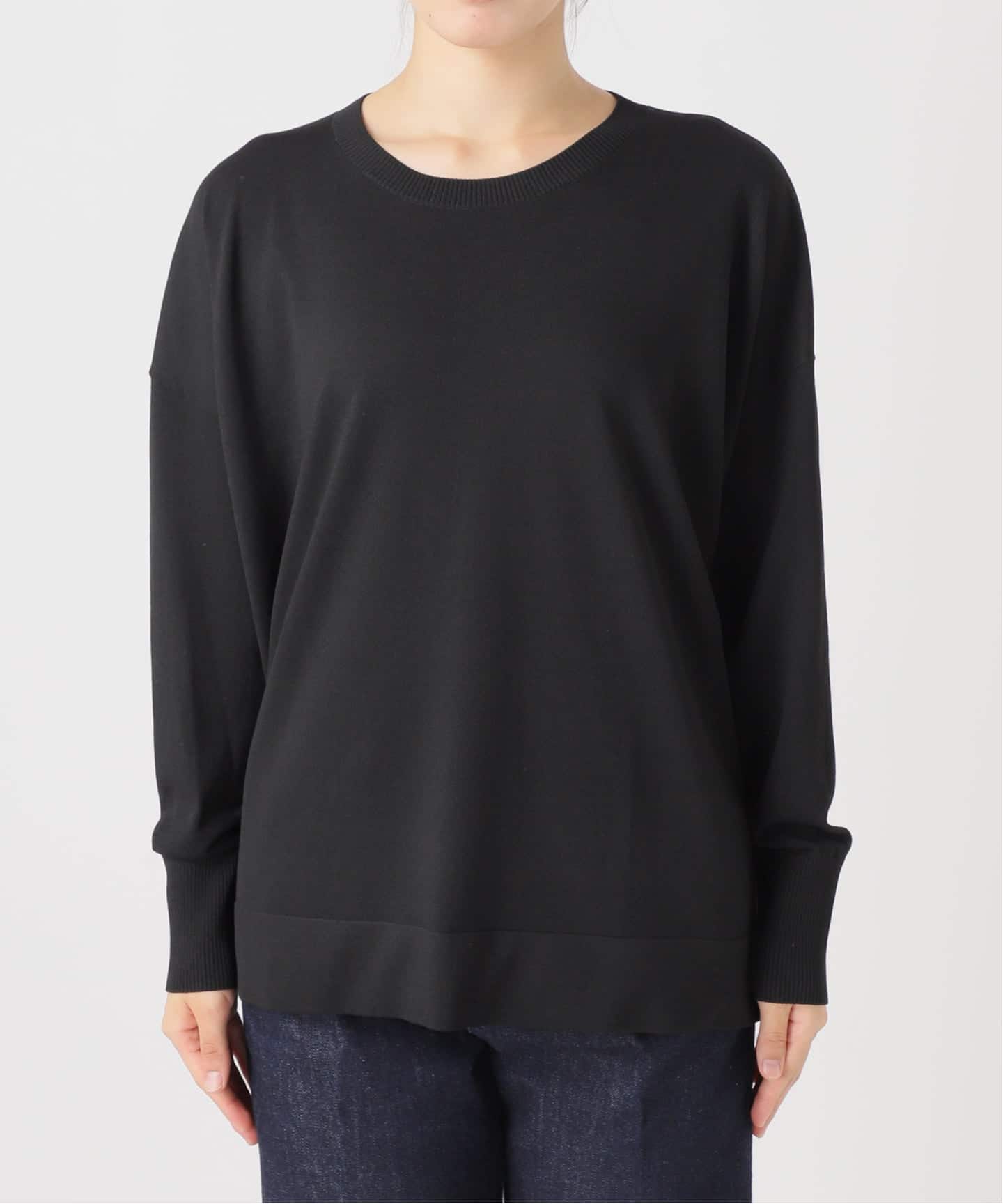 手洗い可 / ドルマンニットプルオーバー（ニット／セーター）｜B.C