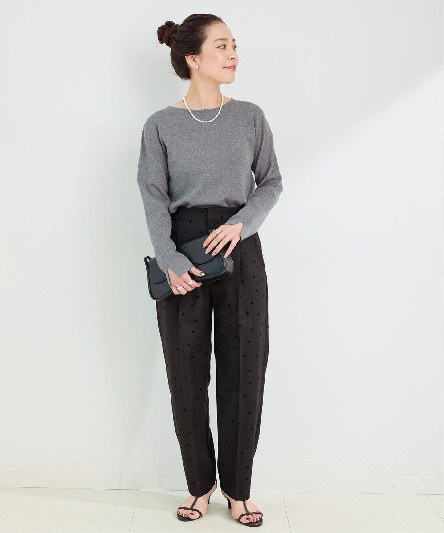NOBLE 14Gソウハリボートネックプルオーバー Noble（ノーブル）の「14G総針ボートネックプルオーバー（）」 - WEAR