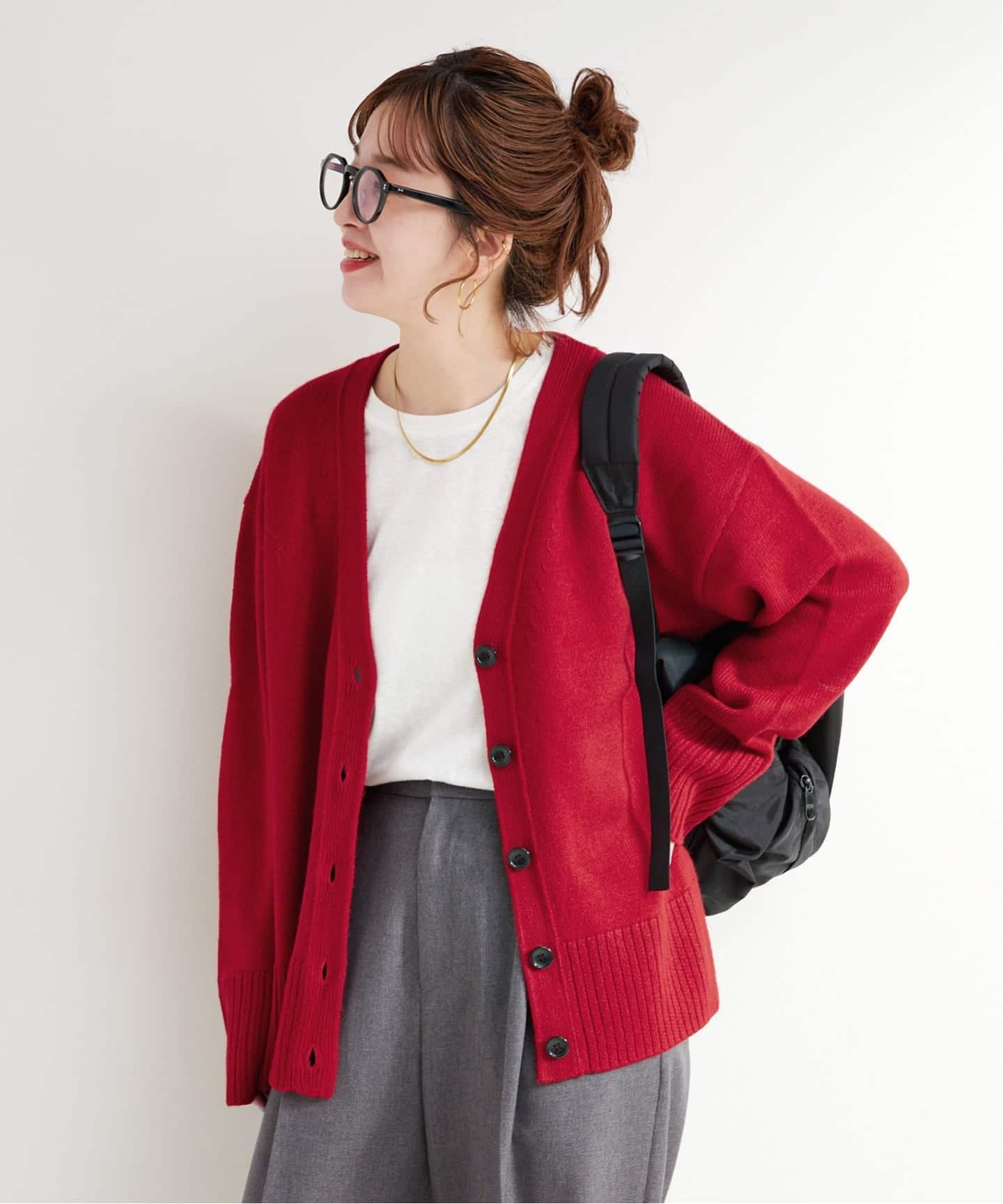 手洗い可 / WOOL混ニットカーディガン（カーディガン）｜B.C STOCK