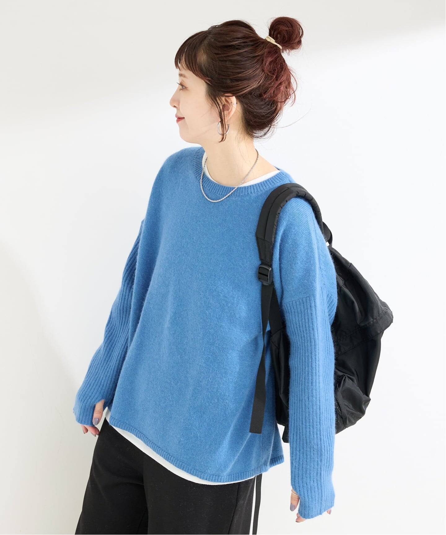 ロンハーマン別注 オーラリー リブニット リブカットソー 青 BLUE AURALEE for Ron Herman Limited Item News｜Ron Herman
