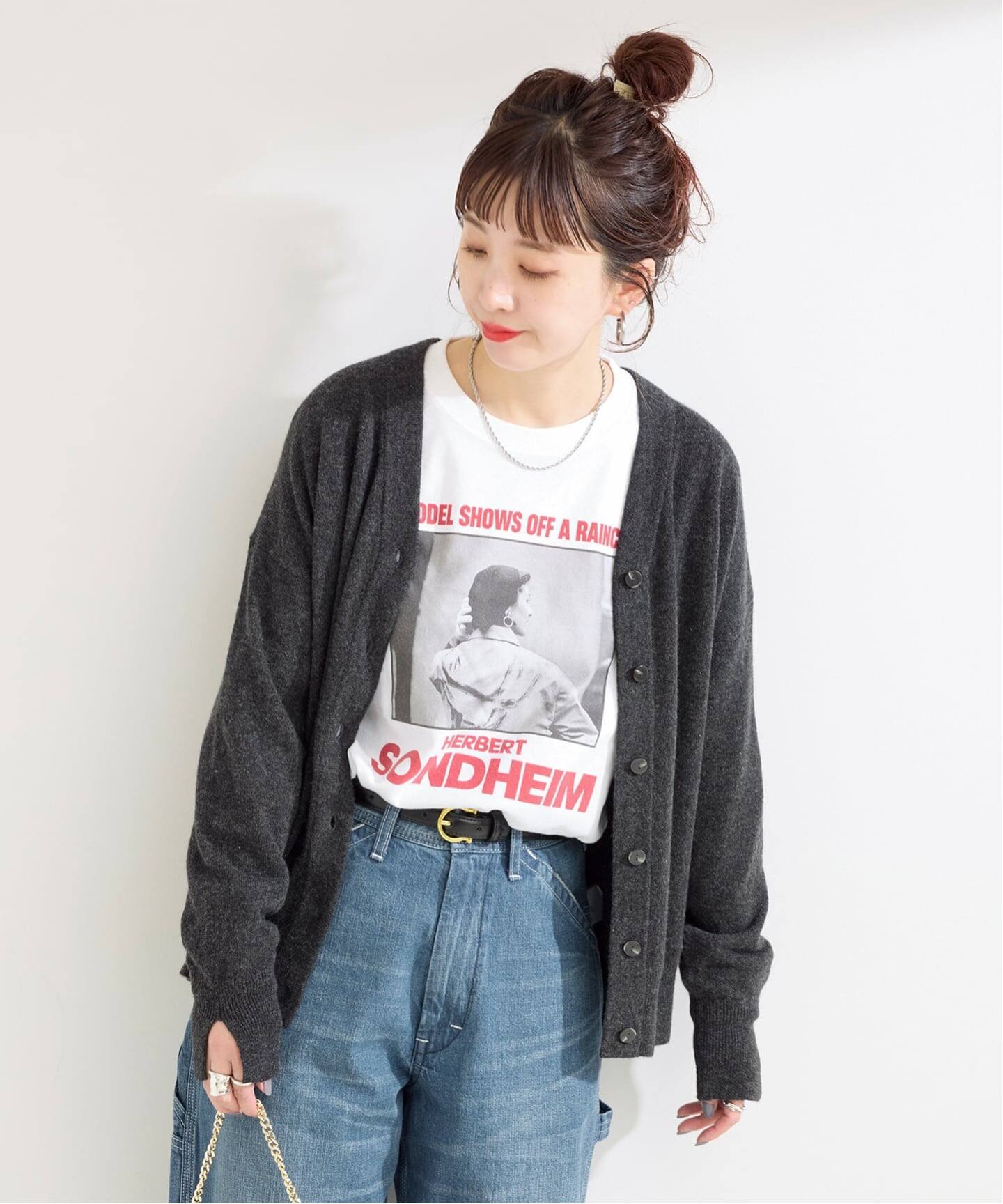 【グレーB】手洗い可 / カシミヤカシュクールカーディガン 手洗い可 / カシミヤカシュクールカーディガン（カーディガン）｜B.C